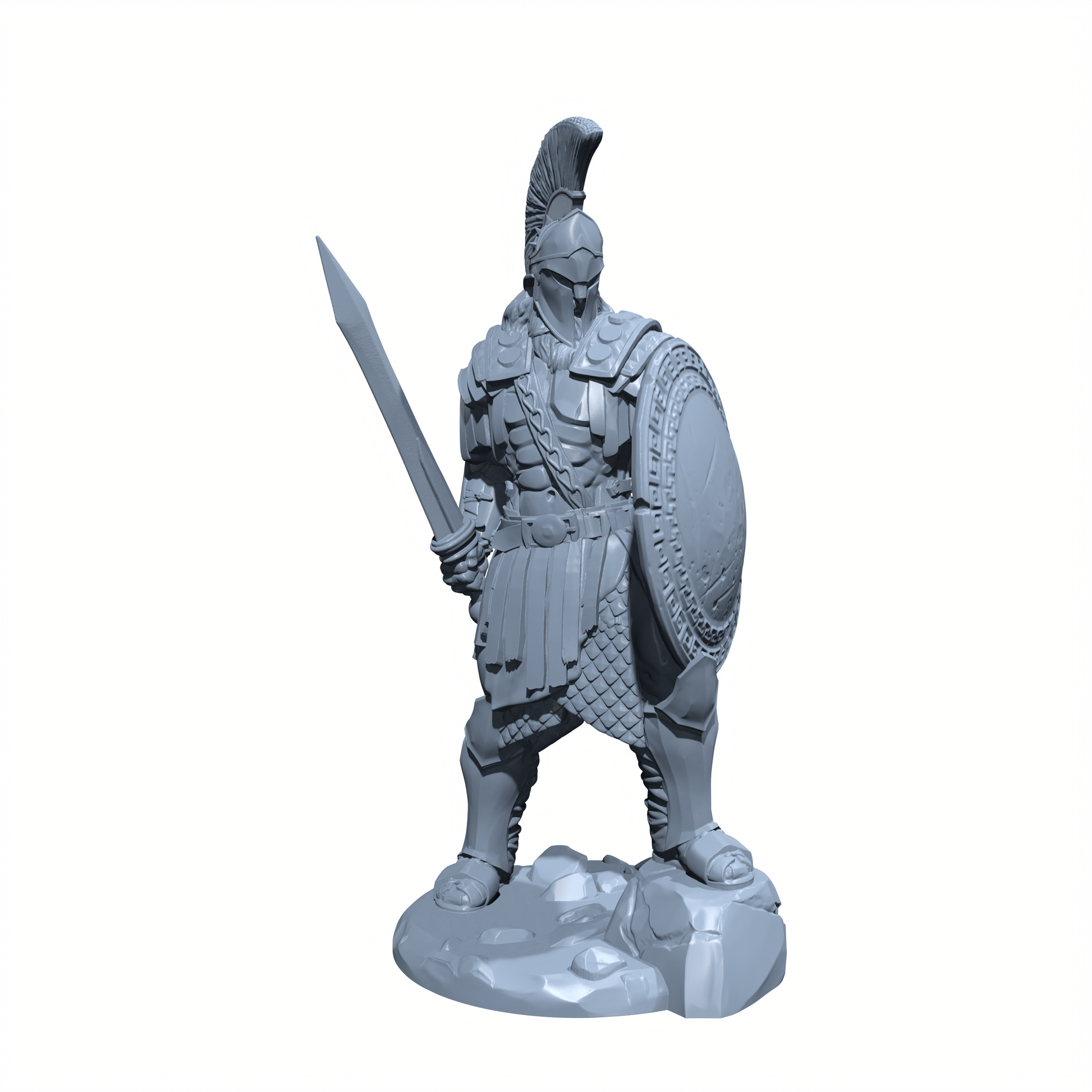 Leonidas, the Phalanx Commander | Udaeus | Pantheon Warrior | Miniature for Tabletop games like D&D and War Gaming