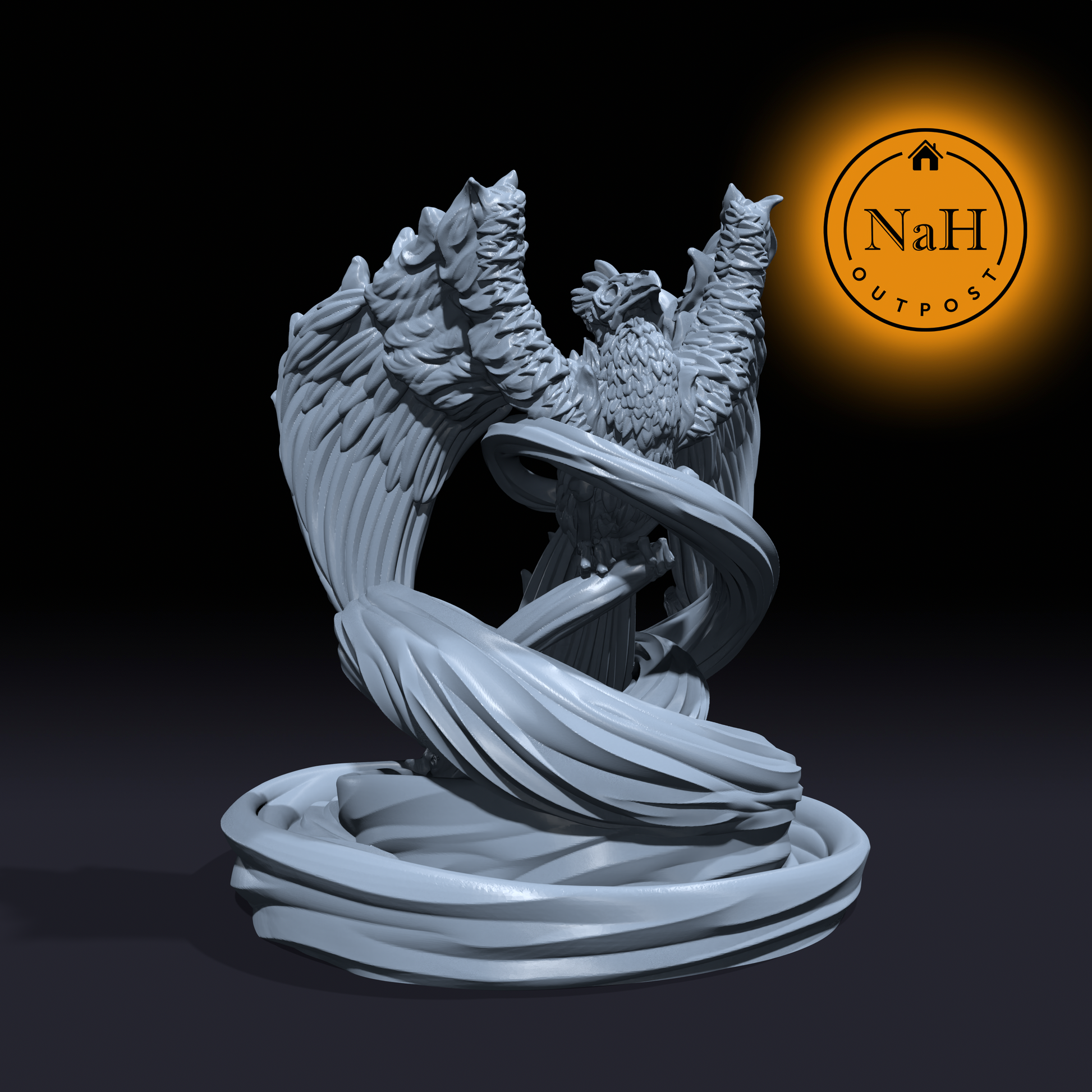 Scorchsong, the Sunhawk | Phoenix Miniature for Tabletop games like D&D and War Gaming