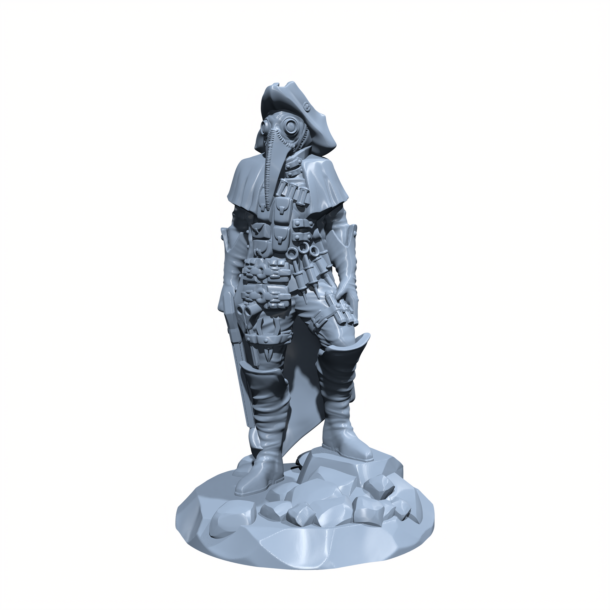 Corvus Brecht, the Blight Warden | Plague Doctor | Miniature for Tabletop games like D&D and War Gaming