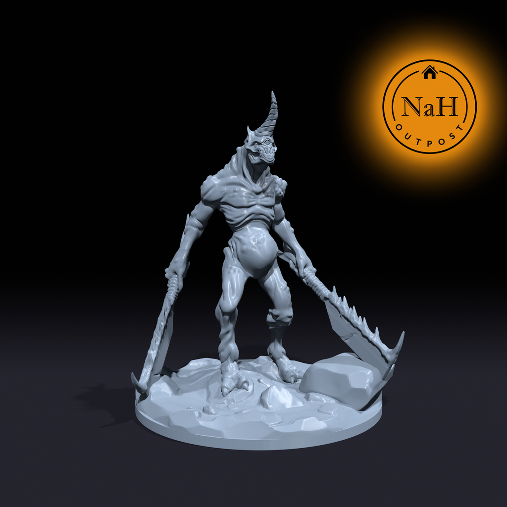 Malus, the Pestilence Stalker | Plague Fiend Miniature for Tabletop games like D&D and War Gaming