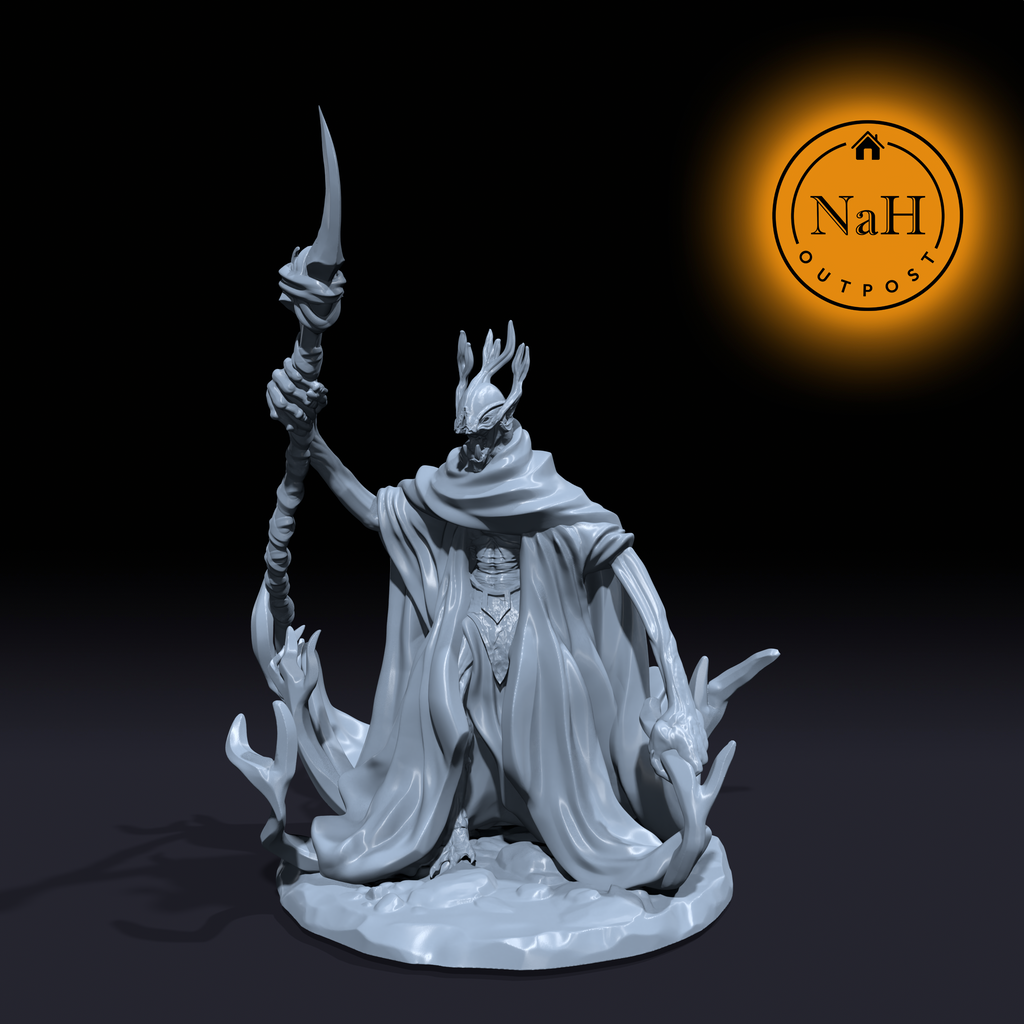 Valthus, the Specter of Pestilence | Plague Gatherer | Shadow fey Miniature for Tabletop games like D&D 5e and TTRPG  War Gaming