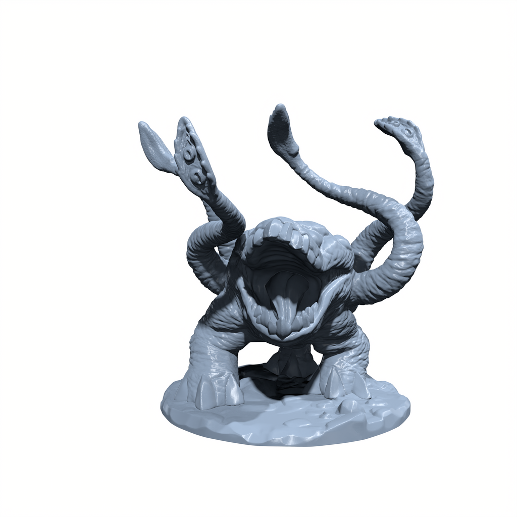 Rotmaw, the Sewer Crawler | Qutyugh Tentacle Miniature for Tabletop games like D&D and War Gaming