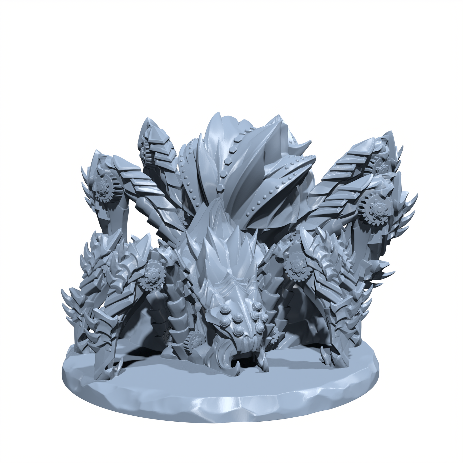 Scrapskuttle, the Scrap Spider | Reclamator Drone | Clockwork Spider | Miniature for Tabletop games like D&D and War Gaming