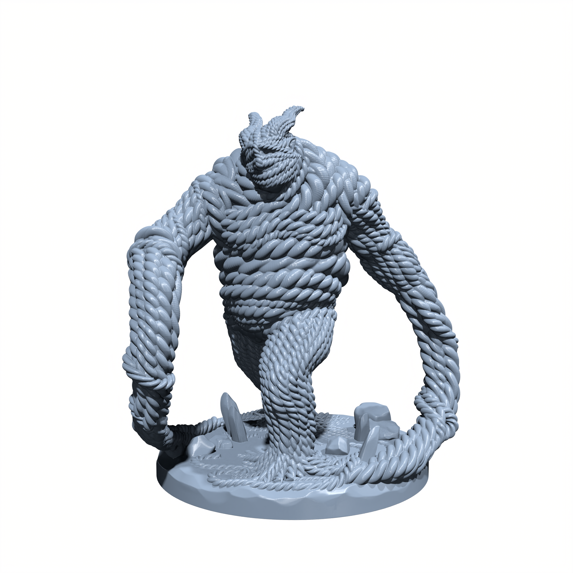 Ironknot, the Bound Guardian | Rope Golem Miniature for Tabletop games like D&D and War Gaming