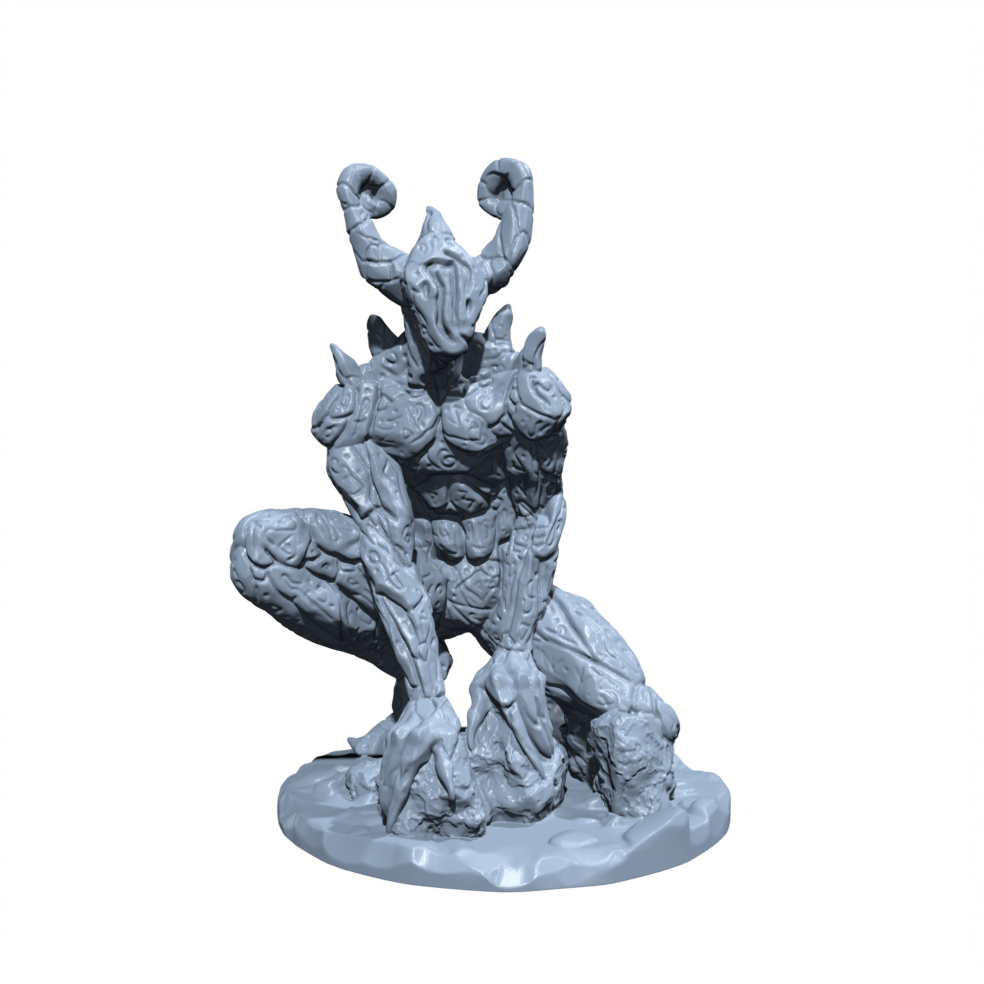Voidscript, the Faceless Demon | Rune Demon Miniature for Tabletop games like D&D and War Gaming