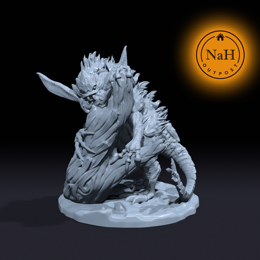 Rustmaw, the Dune Stalker | Rust Drake | Sand Fiend Miniature for Tabletop games like D&D 5e and TTRPG  War Gaming