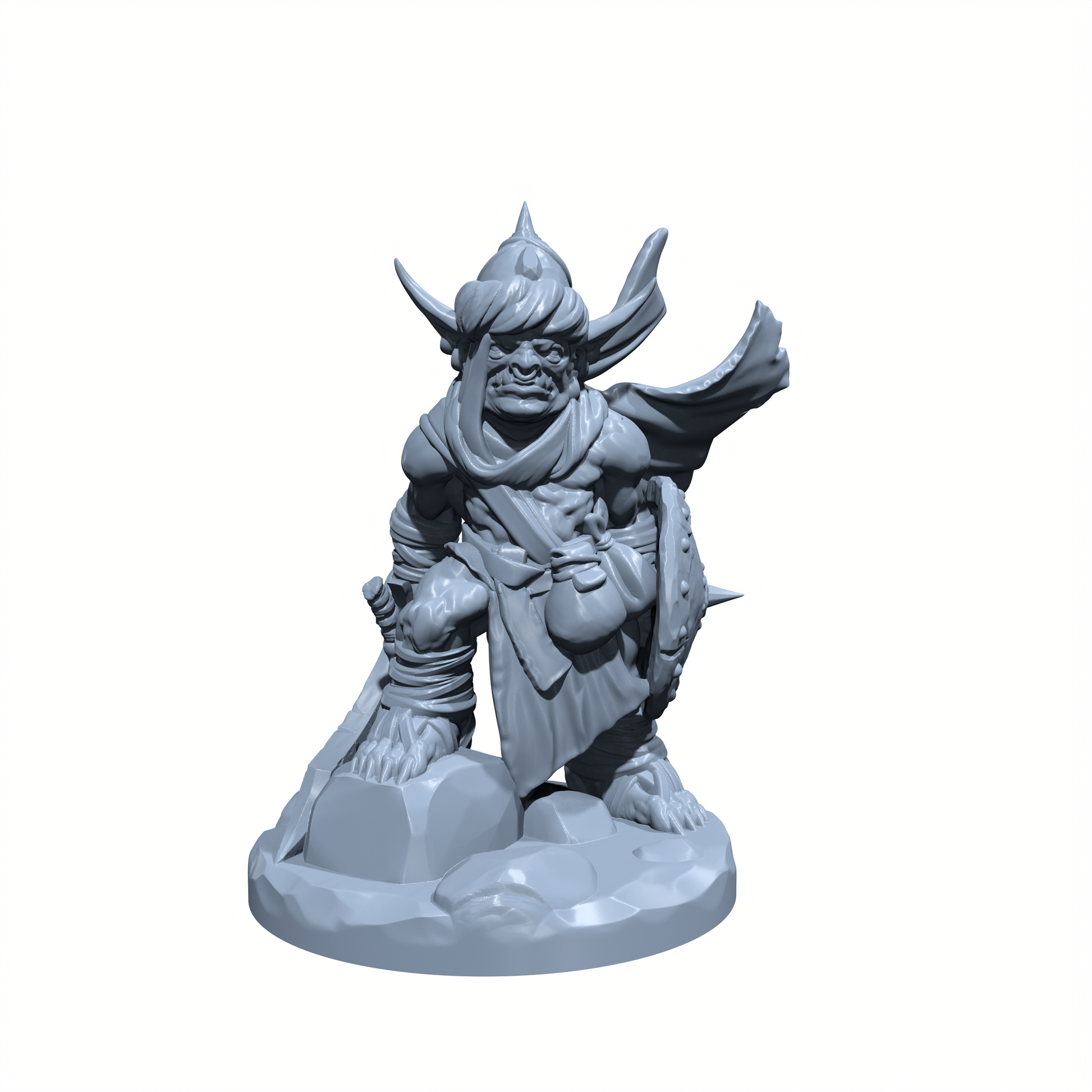 Sirocco, the Desert Goblin | Sand Goblin Miniature for Tabletop games like D&D and War Gaming
