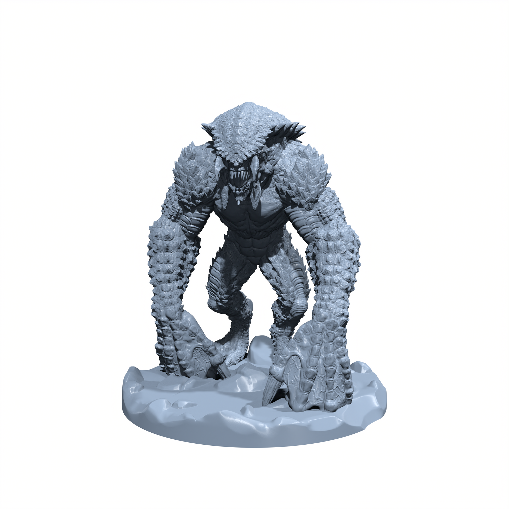 Razorhide, the Reptilian Brute | Scourgescale | Monstrosity Miniature for Tabletop games like D&D and War Gaming| Dungeons and Dragons Mini