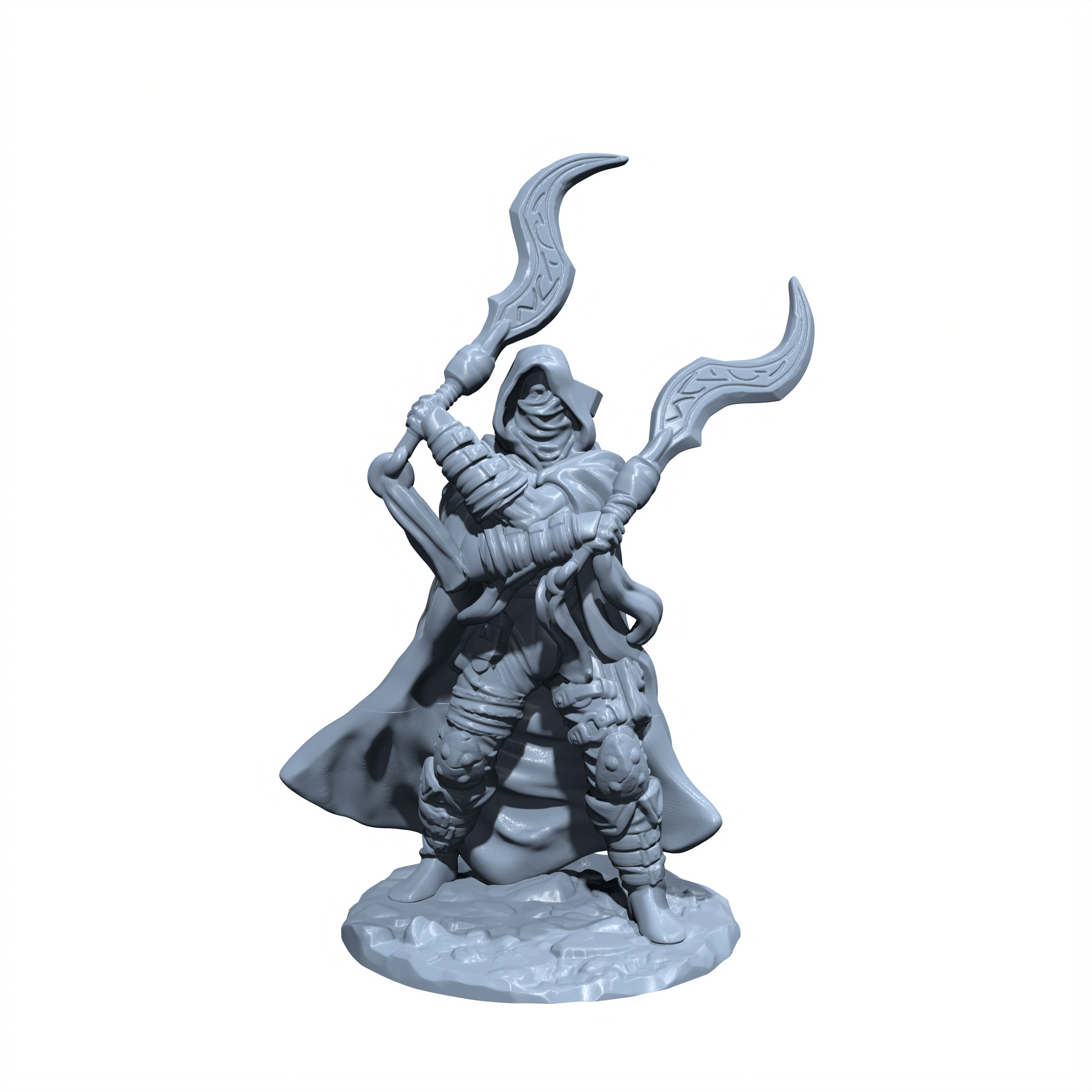Damien Voidstrider | Shade Stalker | Human Shadow Rogue | Miniature for Tabletop games like D&D and War Gaming