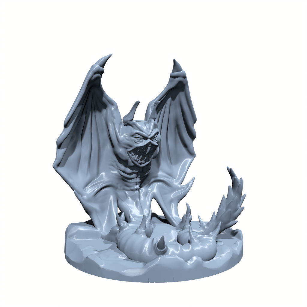 Blackwing, the Void Manta | Cloaker | Shadow Fiend Miniature for Tabletop games like D&D and War Gaming