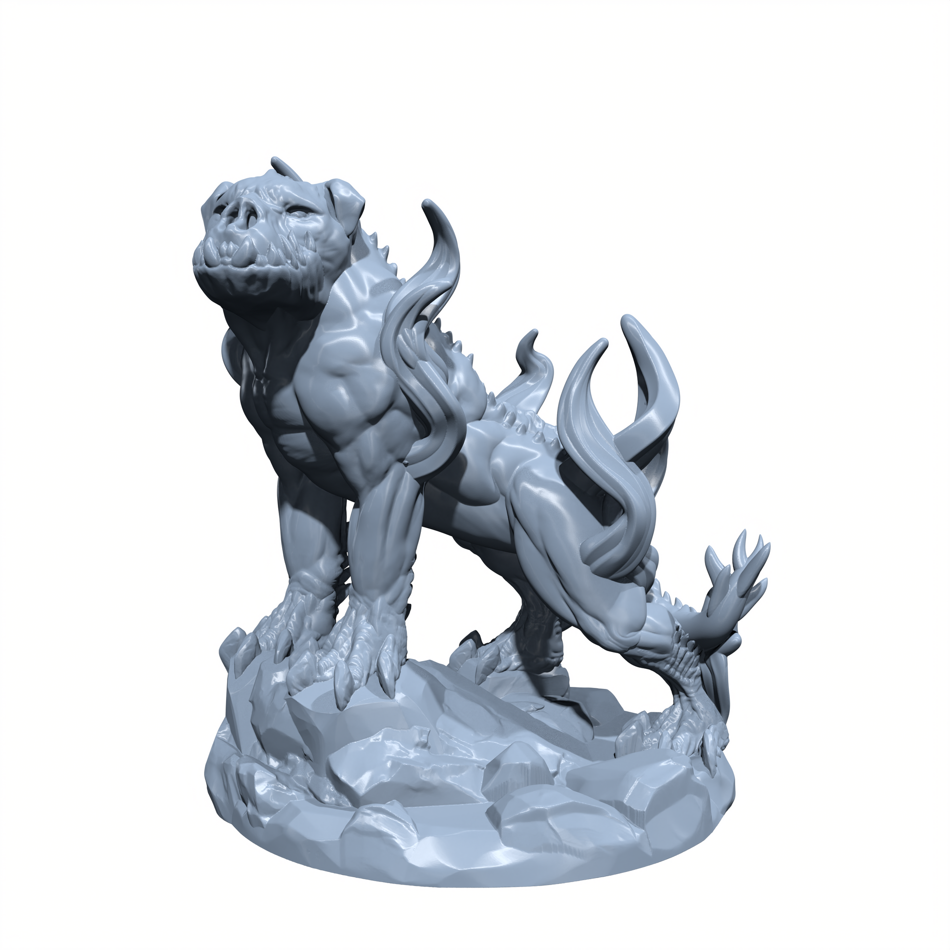 Smokemaw, the Demon Dog | Hell Hound | Shadow Hound Miniature for Tabletop games like D&D and War Gaming