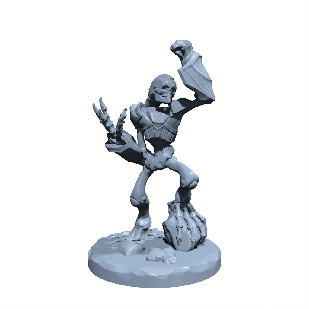 Grimsteel, the Silent Sentinel | Shadesteel Golem | Shadow Steel Golem Miniature for Tabletop games like D&D and War Gaming
