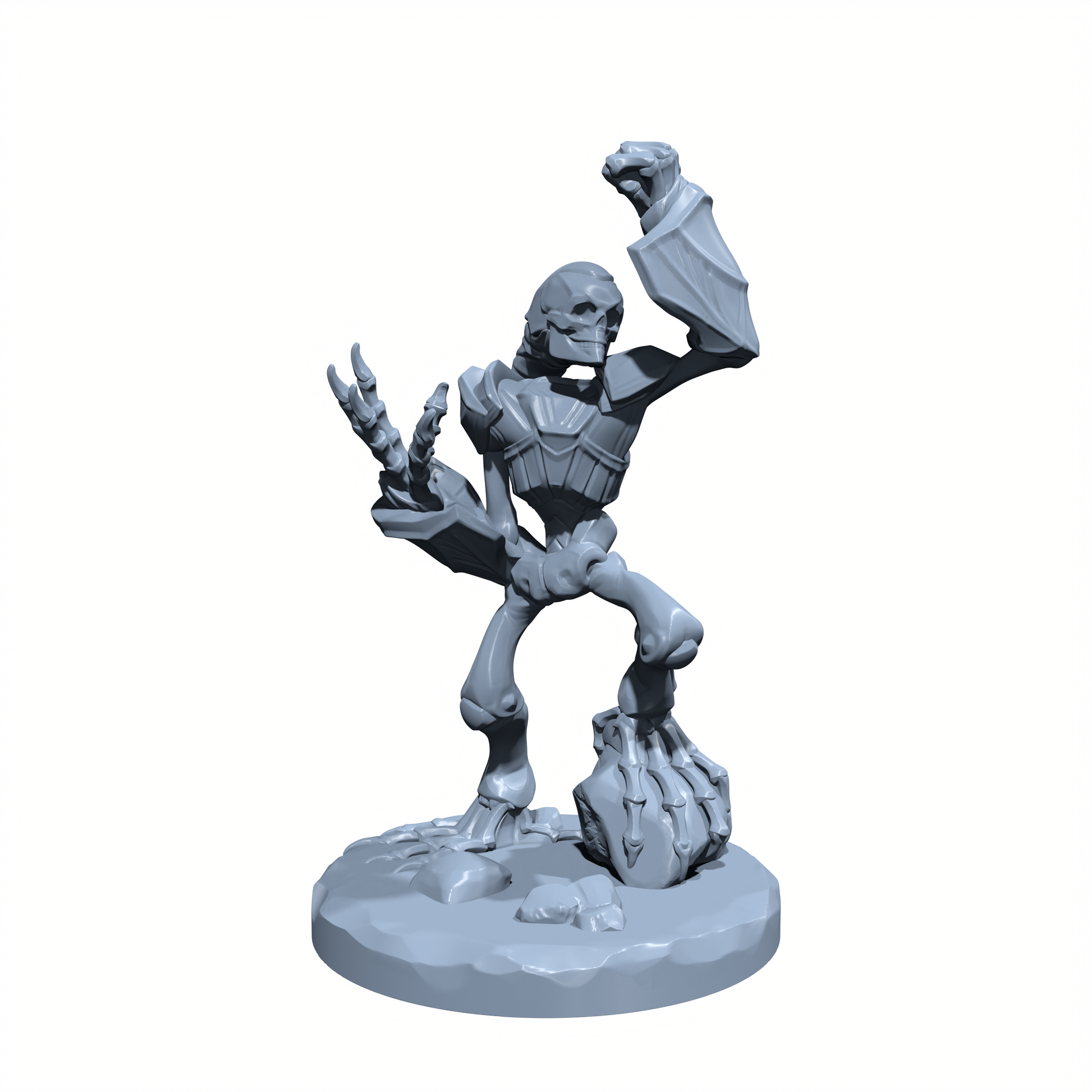 Grimsteel, the Silent Sentinel | Shadesteel Golem | Shadow Steel Golem Miniature for Tabletop games like D&D and War Gaming