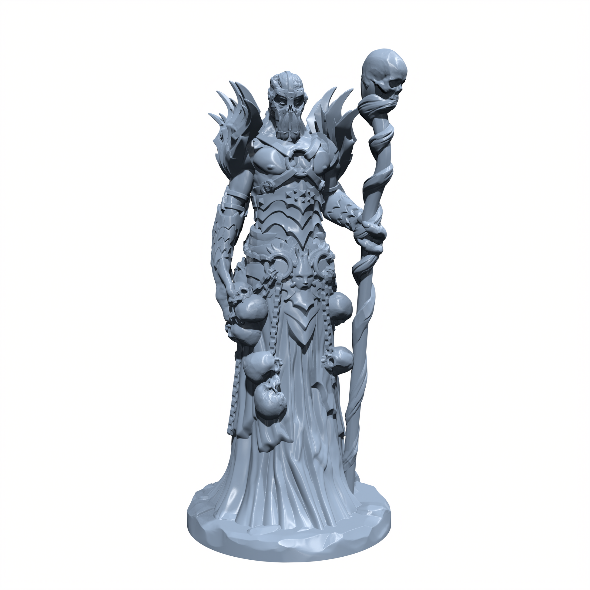 Nightshade, the Skull Lich | Shadowfall Shepherd | Miniature for Tabletop games like D&D and War Gaming