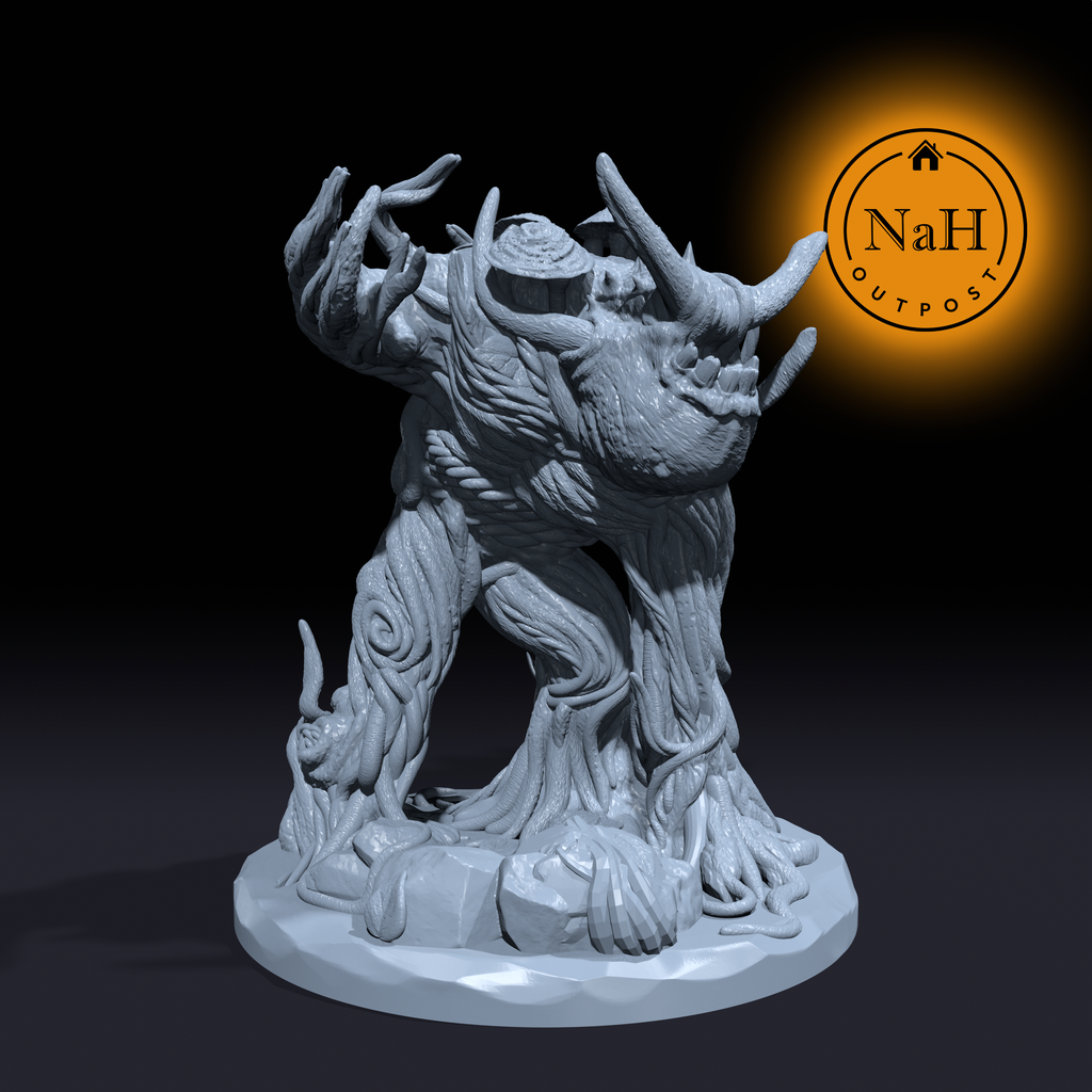 Briarheart, the Swamp Guardian | Shambling Mound | Shambling Plant Miniature for Tabletop games like D&D and War Gaming