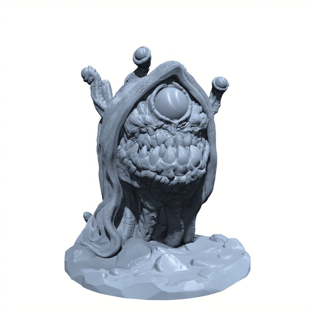 Void Eye, the Underdark Abomination | Shrouded Abomination Miniature for Tabletop games like D&D and War Gaming