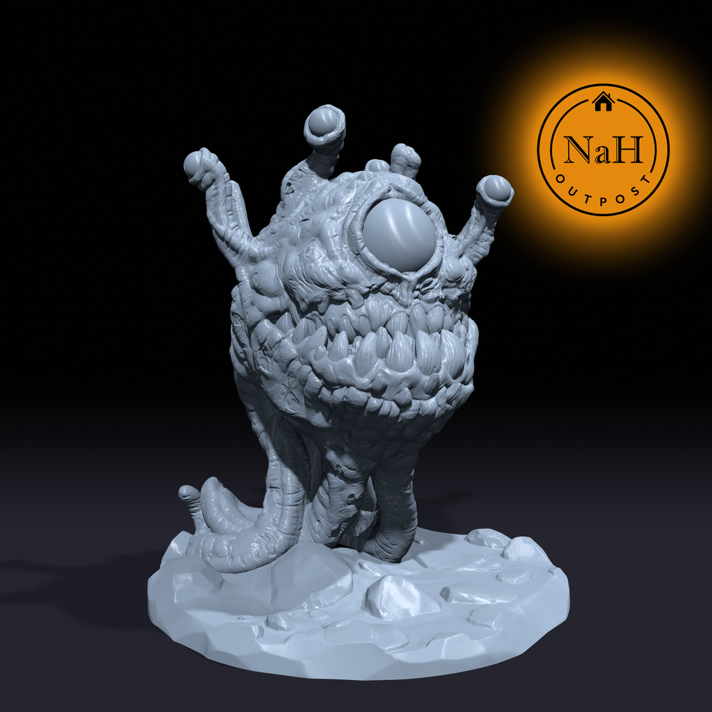 Void Eye, the Underdark Abomination | Shrouded Abomination Miniature for Tabletop games like D&D and War Gaming