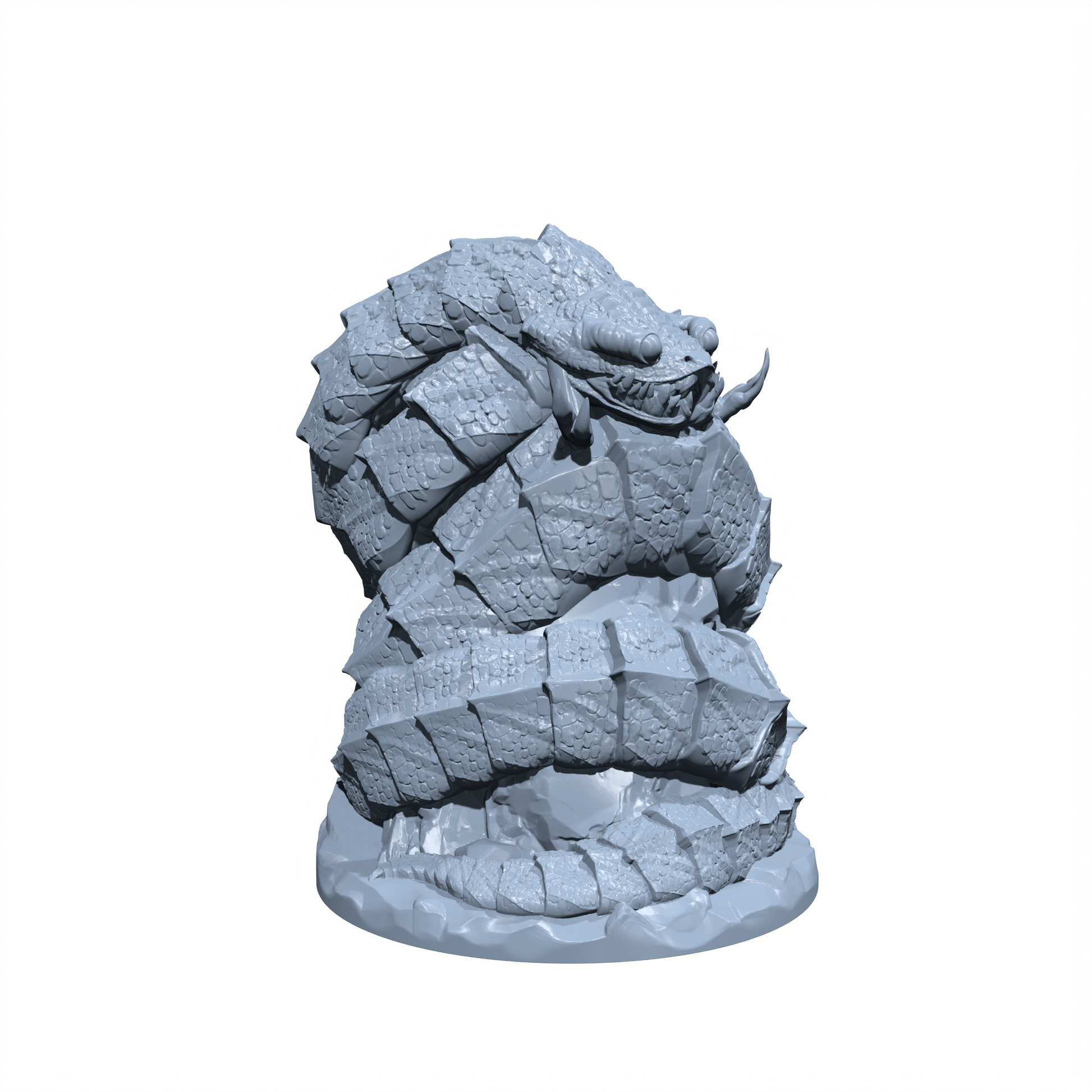 Sandmaw, the Dune Worm | Silkstrander Worm Miniature for Tabletop games like D&D and War Gaming