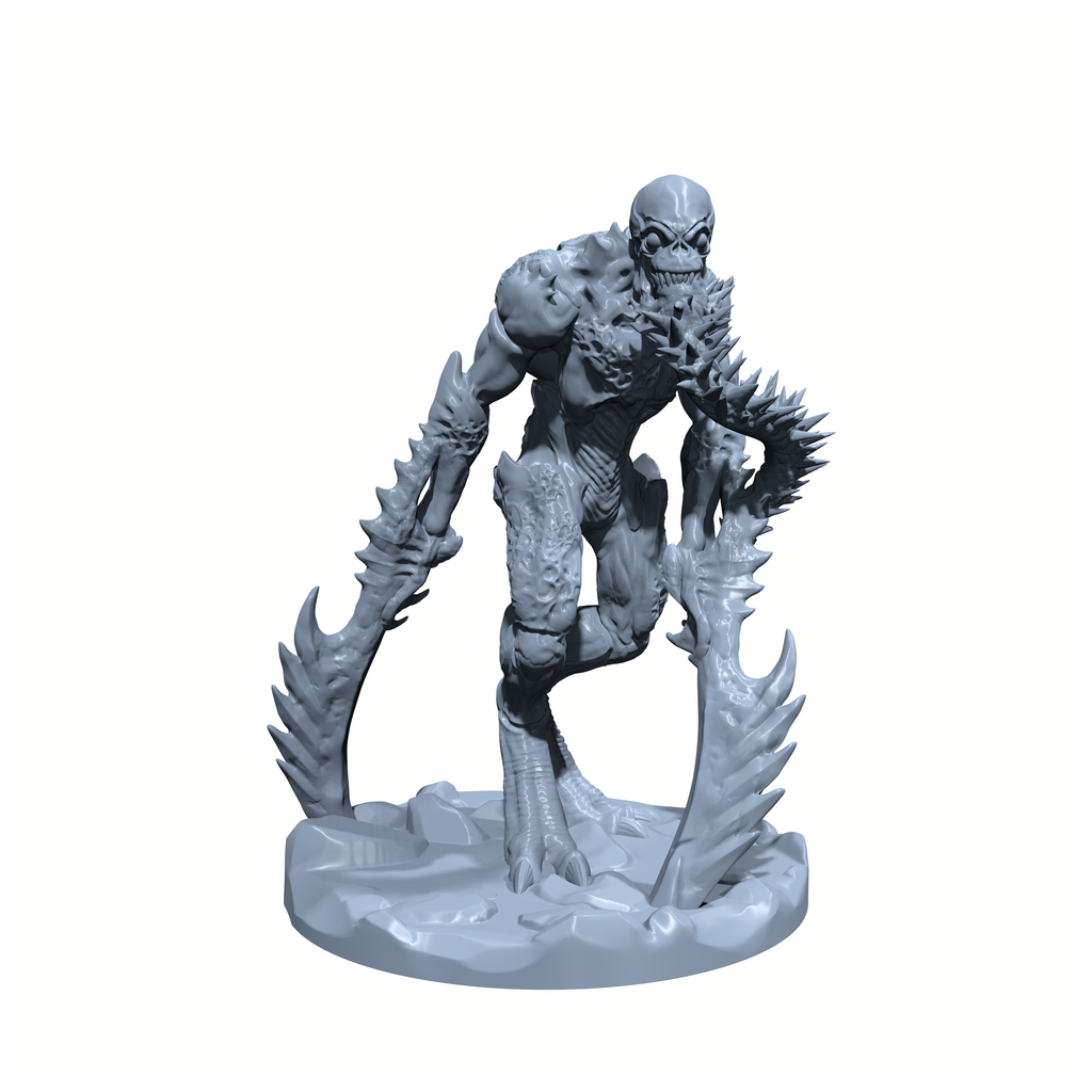 Barbflesh, the Spiked Fiend | Sin Devil | Razer Devil Miniature for Tabletop games like D&D 5e and TTRPG  War Gaming