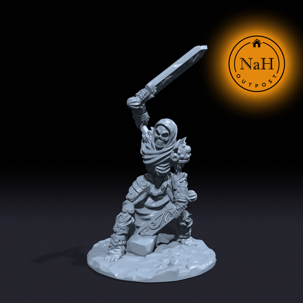 Shadowshank, the Tomb Stalker | Skeleton Rogue | Undead Assassin Miniature for Tabletop games like D&D 5e and TTRPG War Gaming