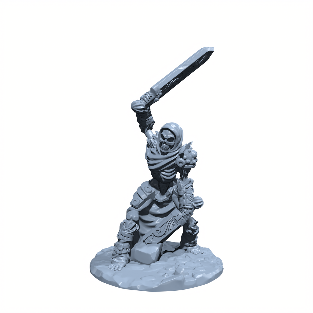 Shadowshank, the Tomb Stalker | Skeleton Rogue | Undead Assassin Miniature for Tabletop games like D&D 5e and TTRPG War Gaming