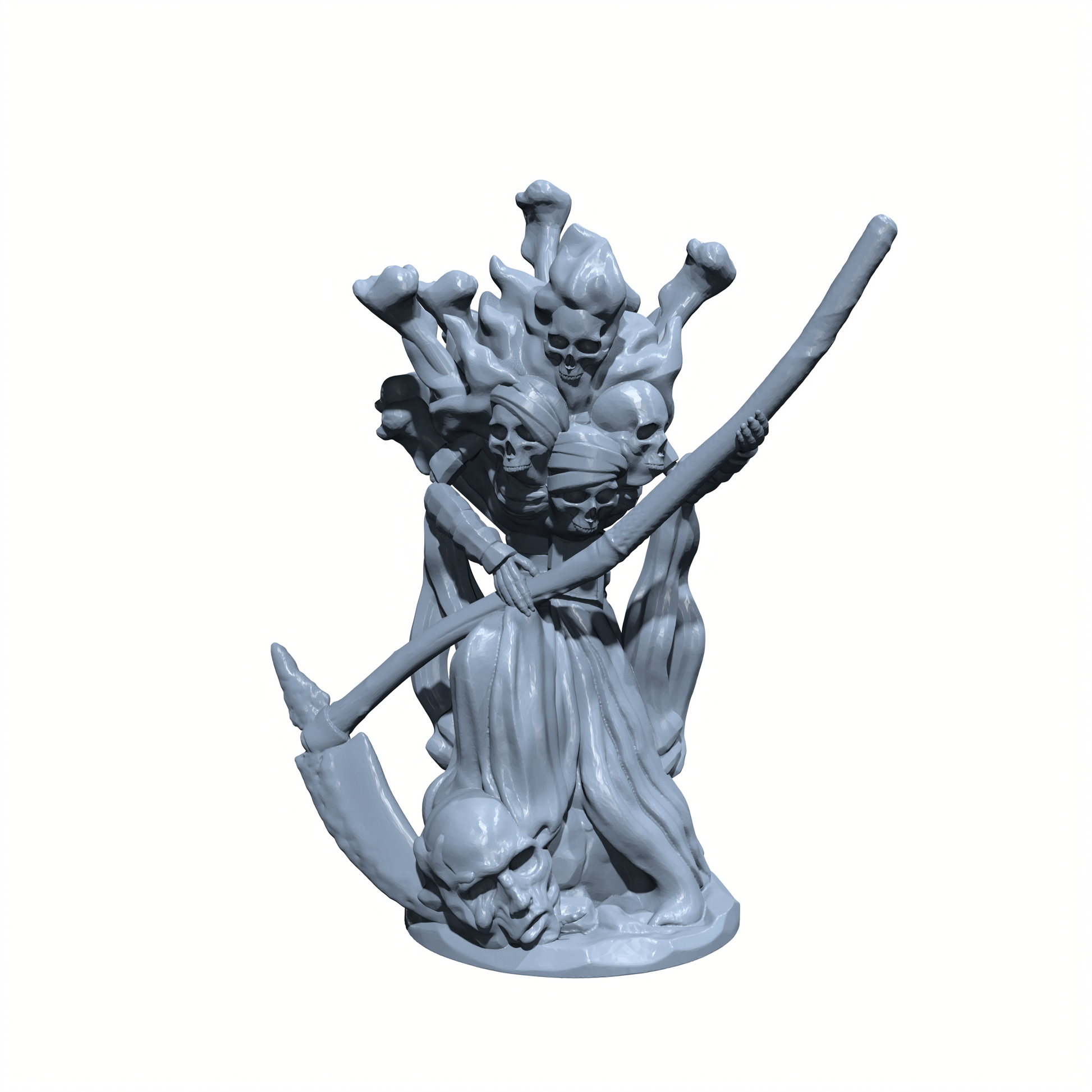 Soulreaver, the Necrotic Wraith | Skull Wraith  Miniature for Tabletop games like D&D and War Gaming