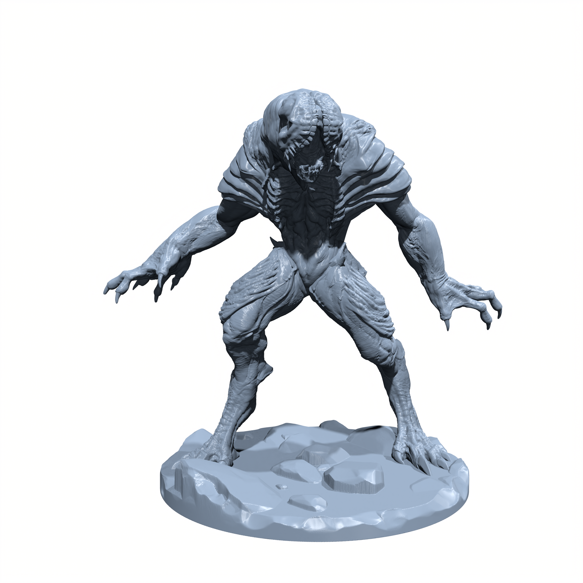 Fangmaw, the Giant Slough | Giant Slough | Aberration Miniature for Tabletop games like D&D and War Gaming| Dungeons and Dragons Mini