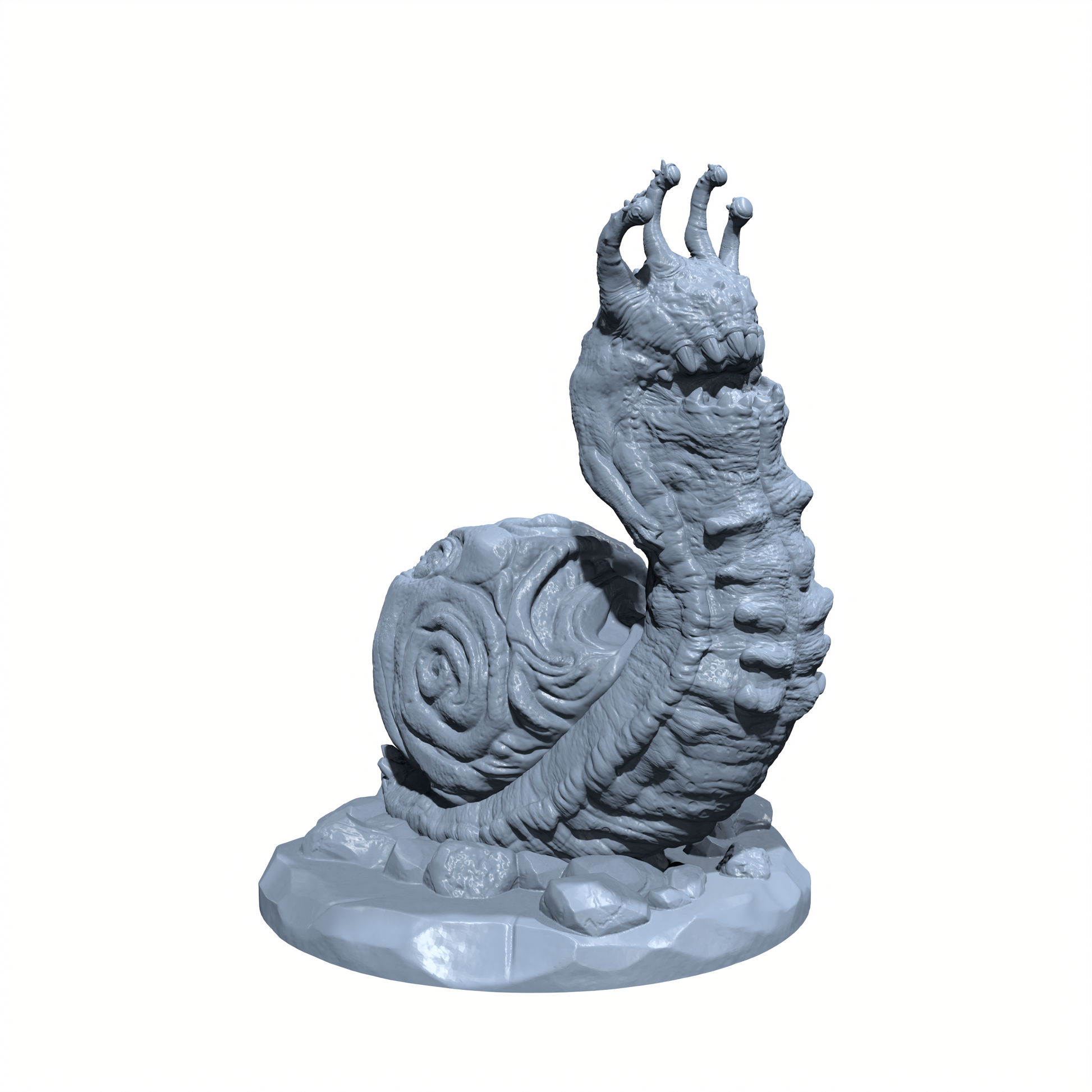 Leafslither, the Slugfolk | Snail | Snailfolk Miniature for Tabletop games like D&D and War Gaming