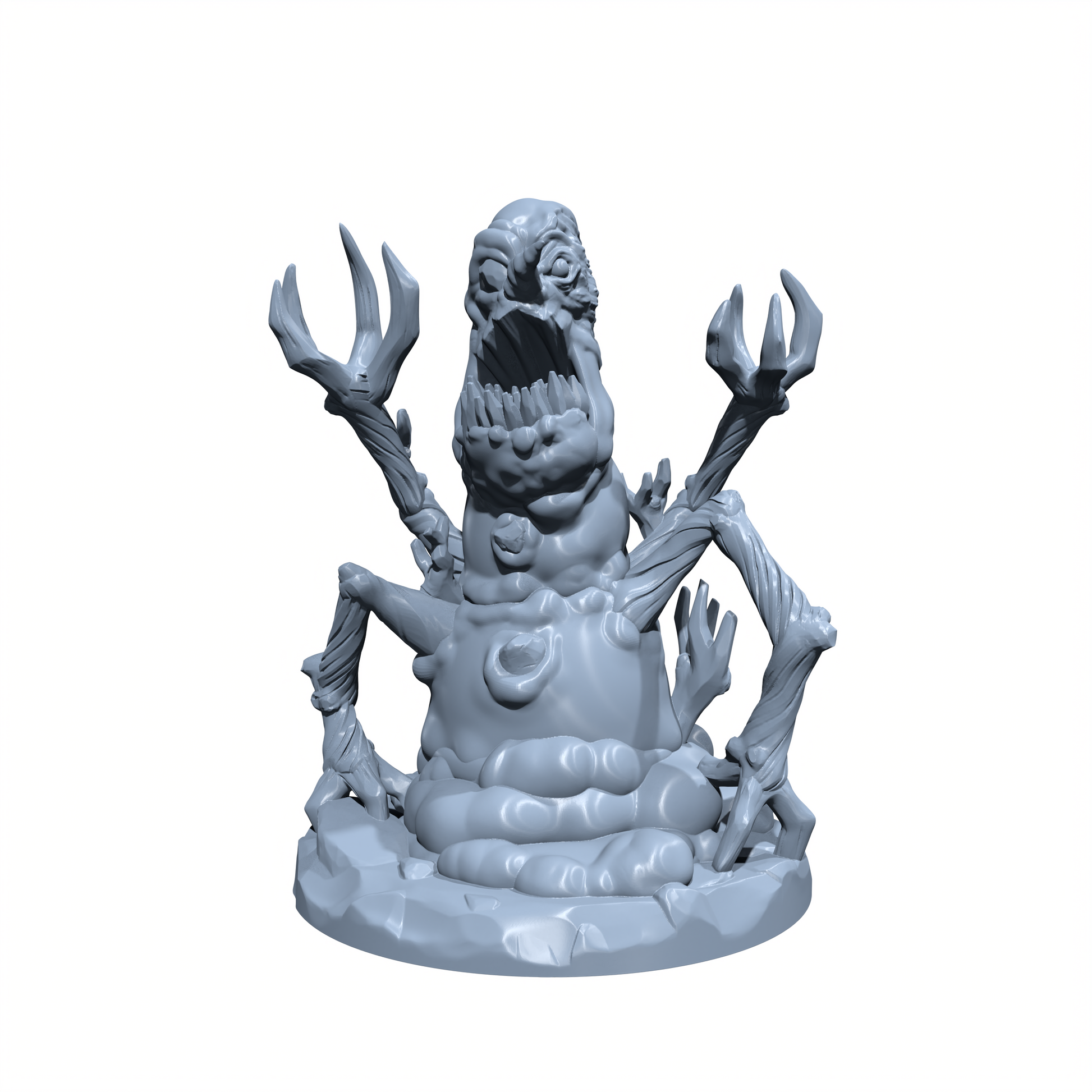 Frostbite, the Snow Stalker | Snowman Mimic Miniature for Tabletop games like D&D and War Gaming