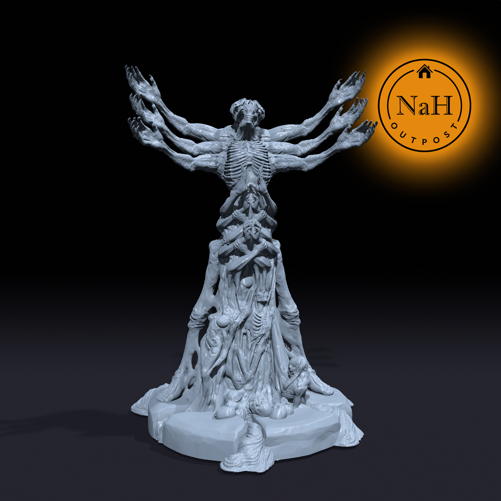 Shadowscale, The Soul Warden | Sorter Of The Damned miniature for Tabletop games like D&D and War Gaming| Created by Rocket Pig Gam