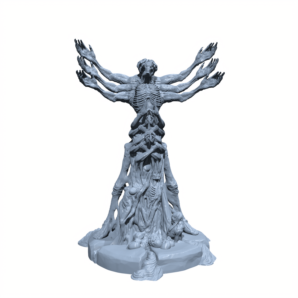 Shadowscale, The Soul Warden | Sorter Of The Damned miniature for Tabletop games like D&D and War Gaming| Created by Rocket Pig Gam