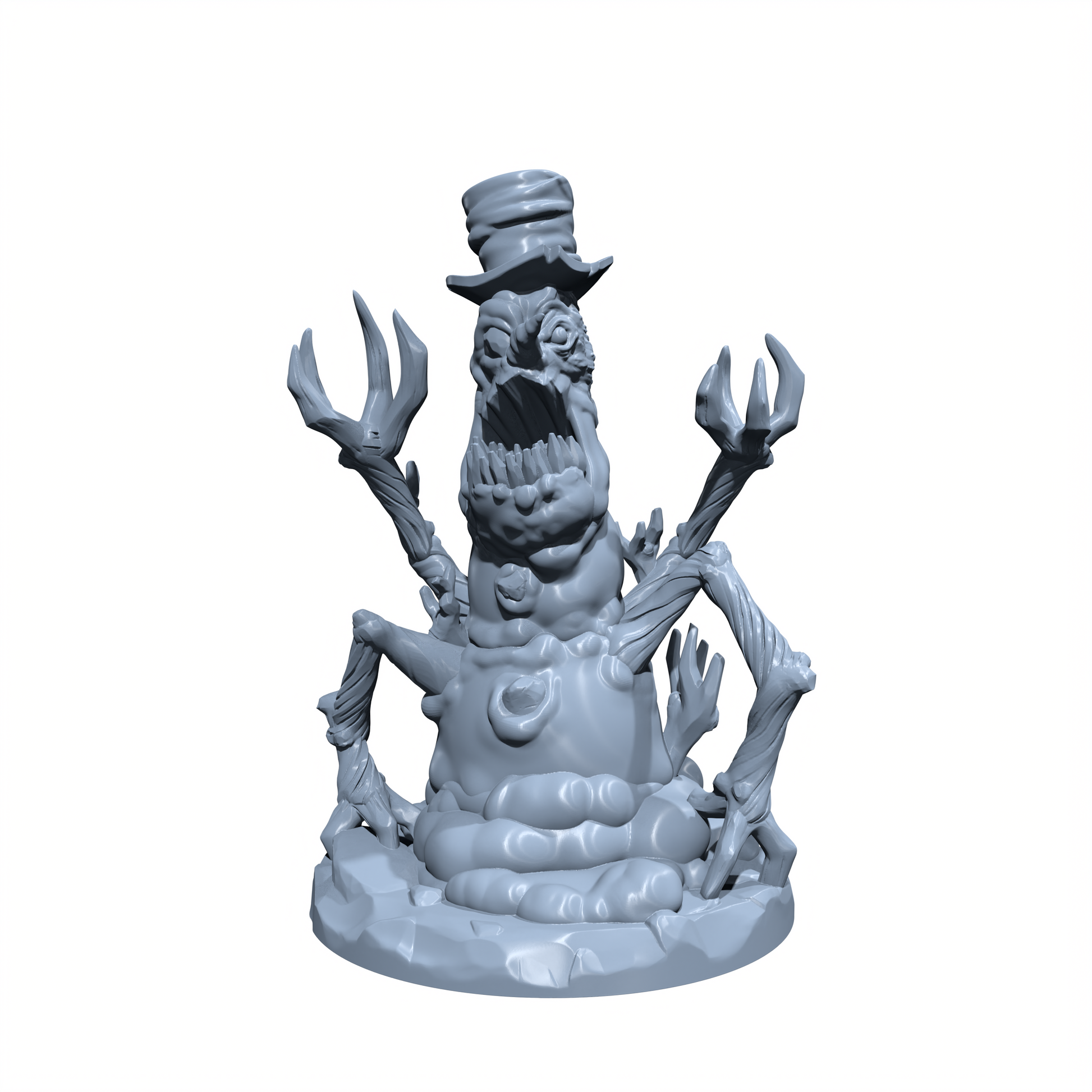 Frostbite, the Snow Stalker | Snowman Mimic Miniature for Tabletop games like D&D and War Gaming