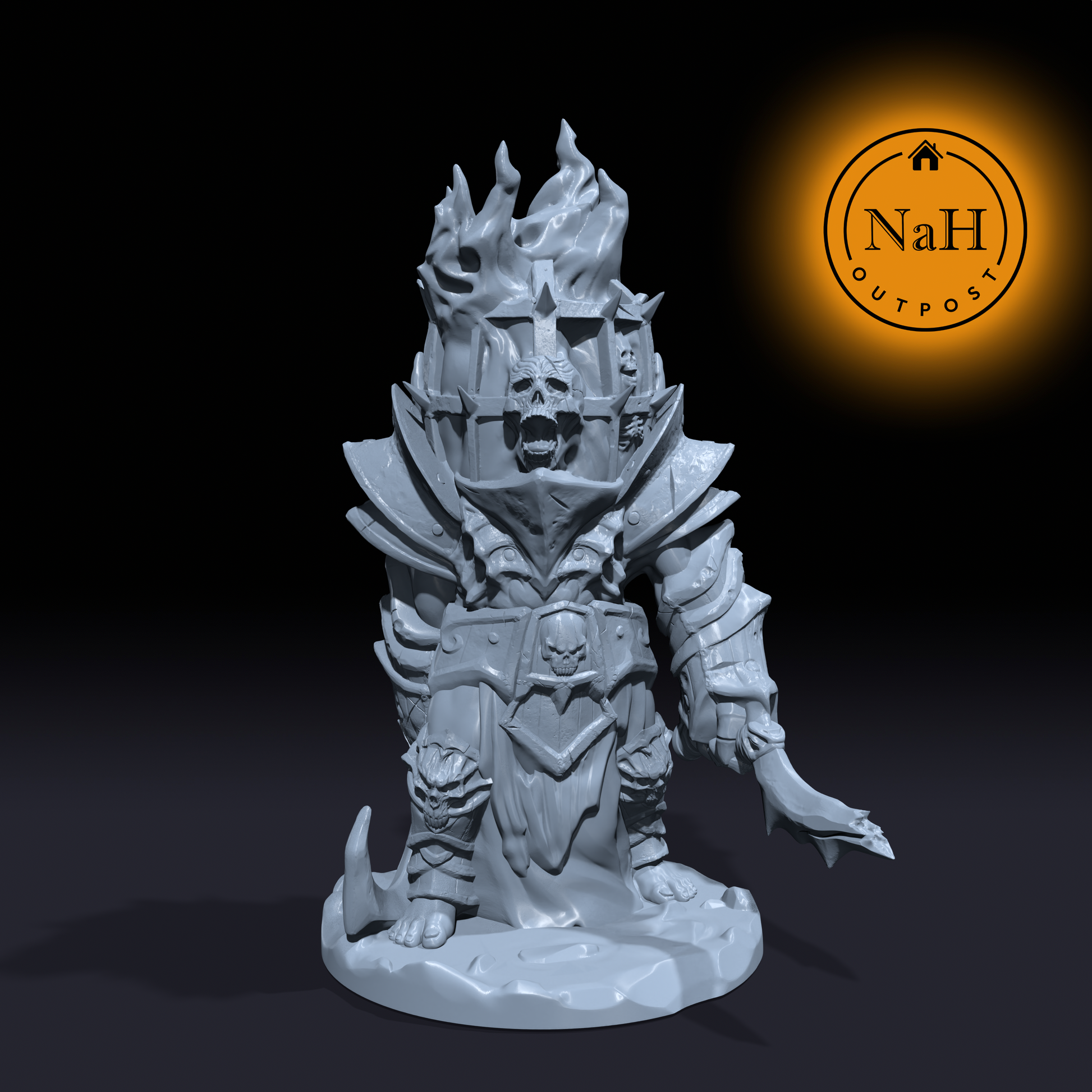 Shadowguide, The Death Warden | Soul Trapper Golem Miniature for Tabletop games like D&D and War Gaming