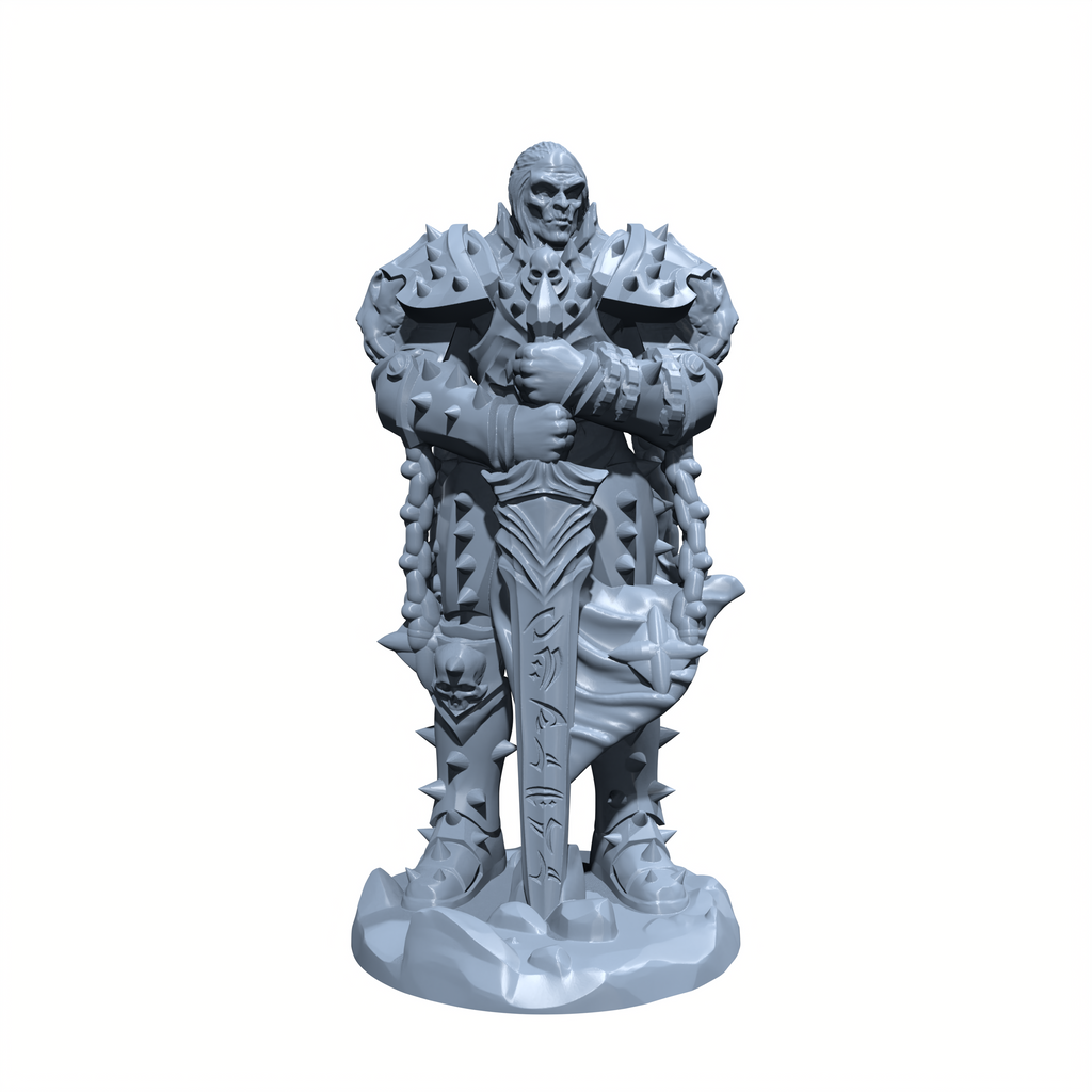 Mortus Shadowrend | Wight | Spectral Knight | Miniature for Tabletop games like D&D and War Gaming