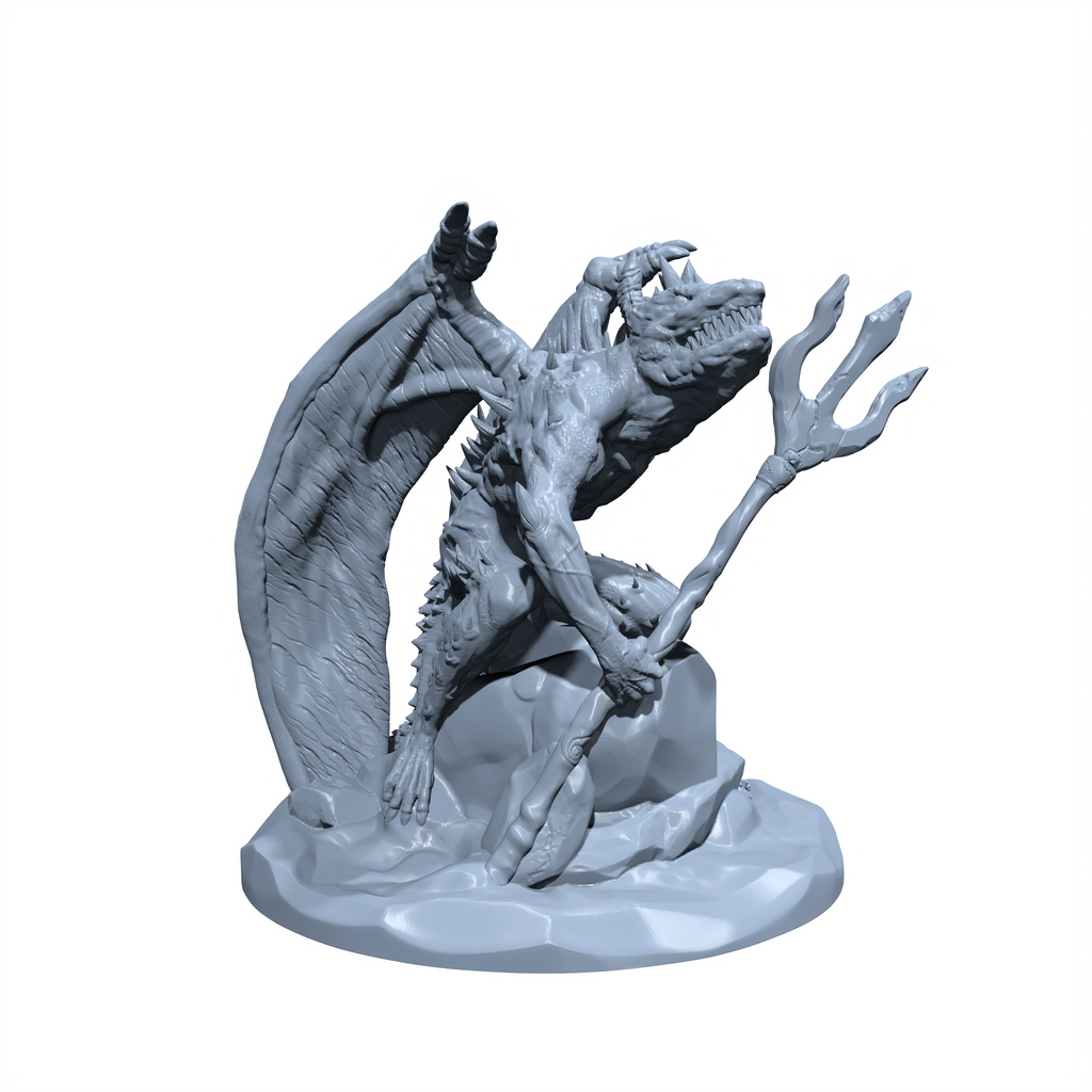 Hellspike, the Edict's Claw | Spined Devil | Spiked Fiend Miniature for Tabletop games like D&D and War Gaming