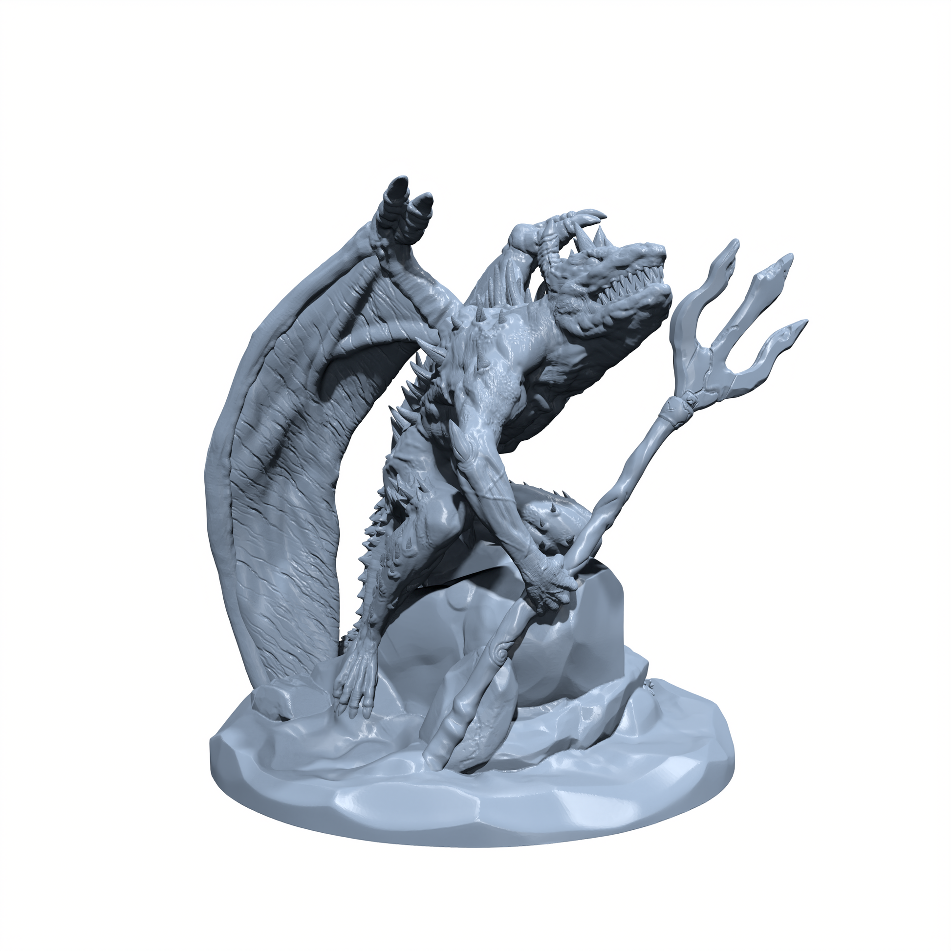 Hellspike, the Edict's Claw | Spined Devil | Spiked Fiend Miniature for Tabletop games like D&D and War Gaming