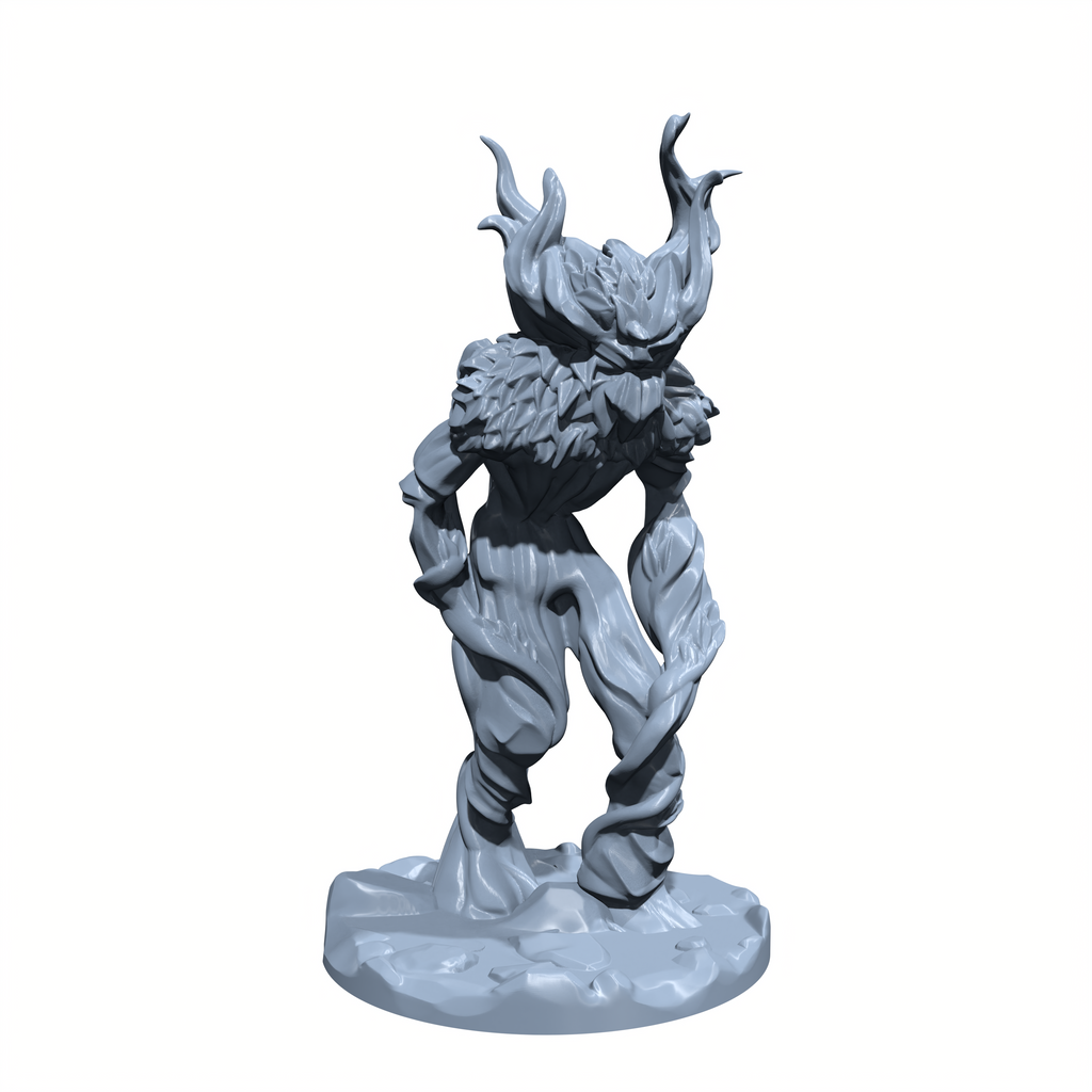Leafsong Greenbark | Spriggan plant Miniature for Tabletop games like D&D and War Gaming