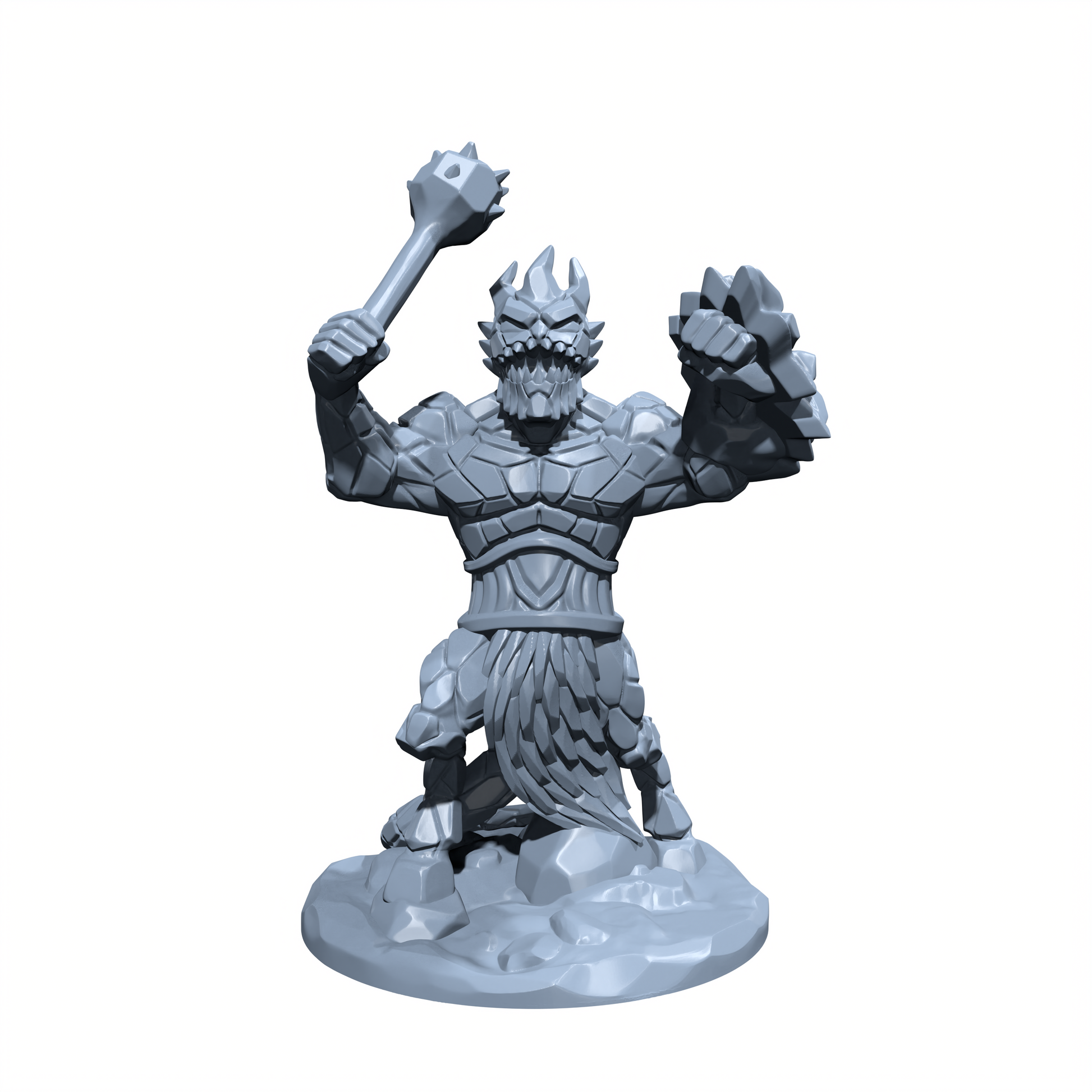 Radiance, the Sacred Guardian | Stained Glass Golem Miniature for Tabletop games like D&D and War Gaming