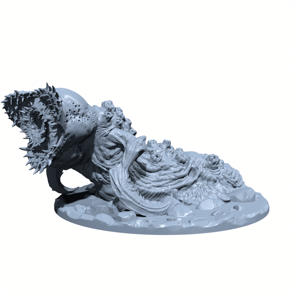 Sucker Beast | Leech Lord | Monstrosity Miniature for Tabletop games like D&D 5e and TTRPG  War Gaming