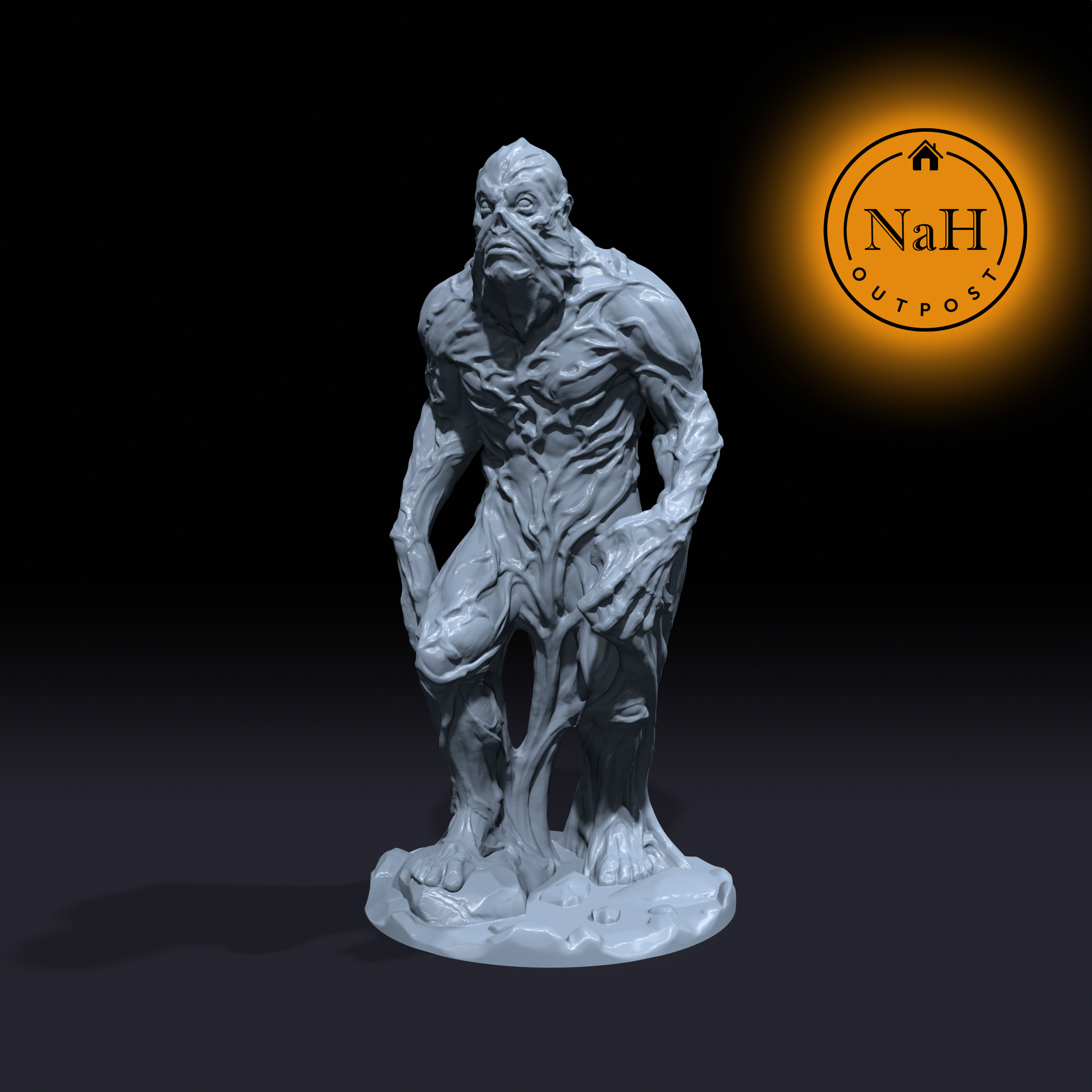Mucklord, Ambusher of the Swamp | Swamp Men Miniature for Tabletop games like D&D and War Gaming