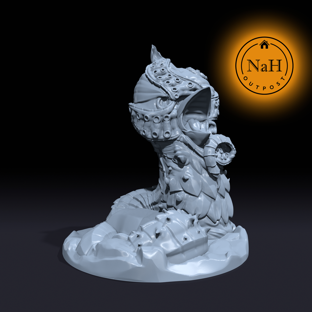 Tremormaw, the Cave Worm | Tentacled Worm | Grick  Miniature for Tabletop games like D&D and War Gaming