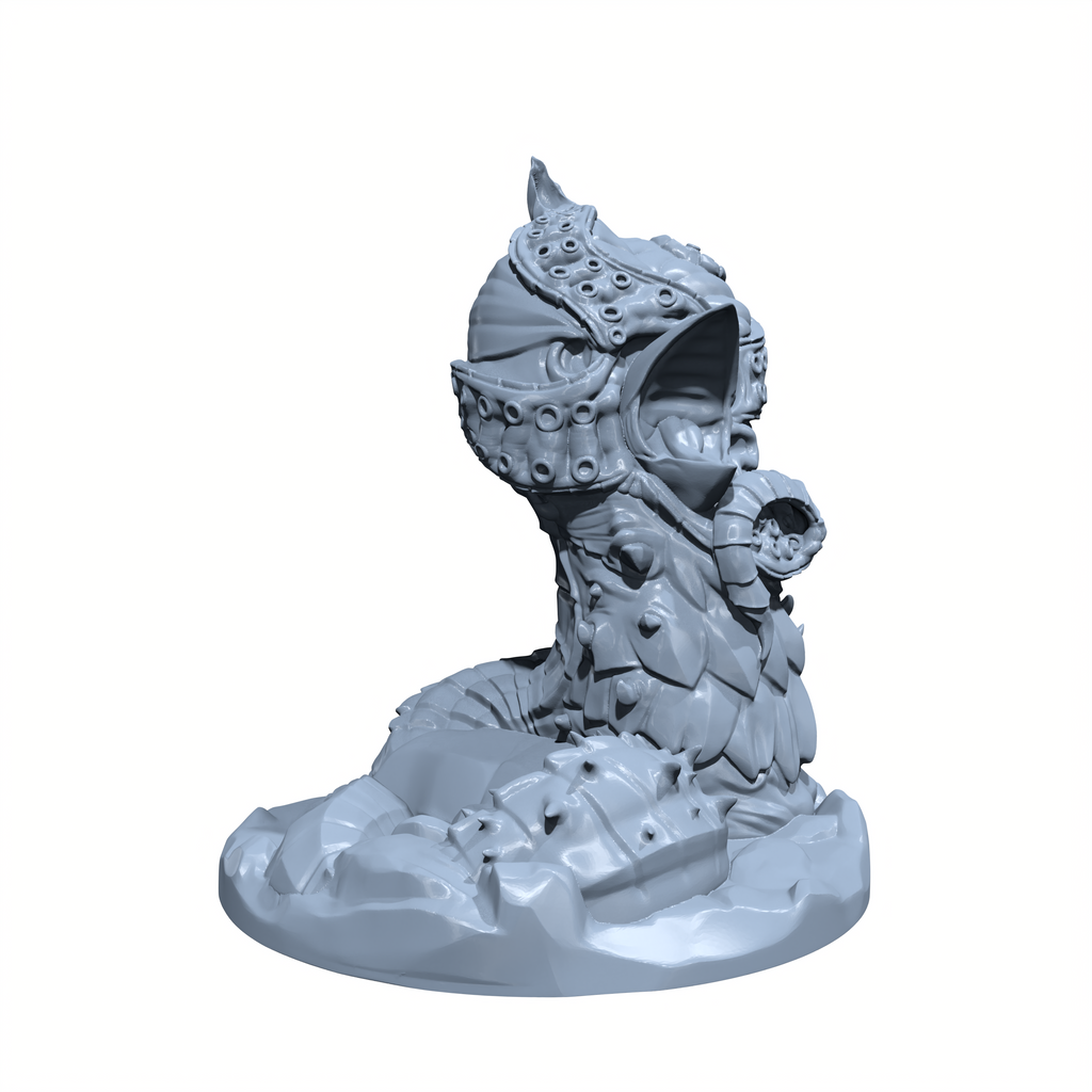 Tremormaw, the Cave Worm | Tentacled Worm | Grick  Miniature for Tabletop games like D&D and War Gaming