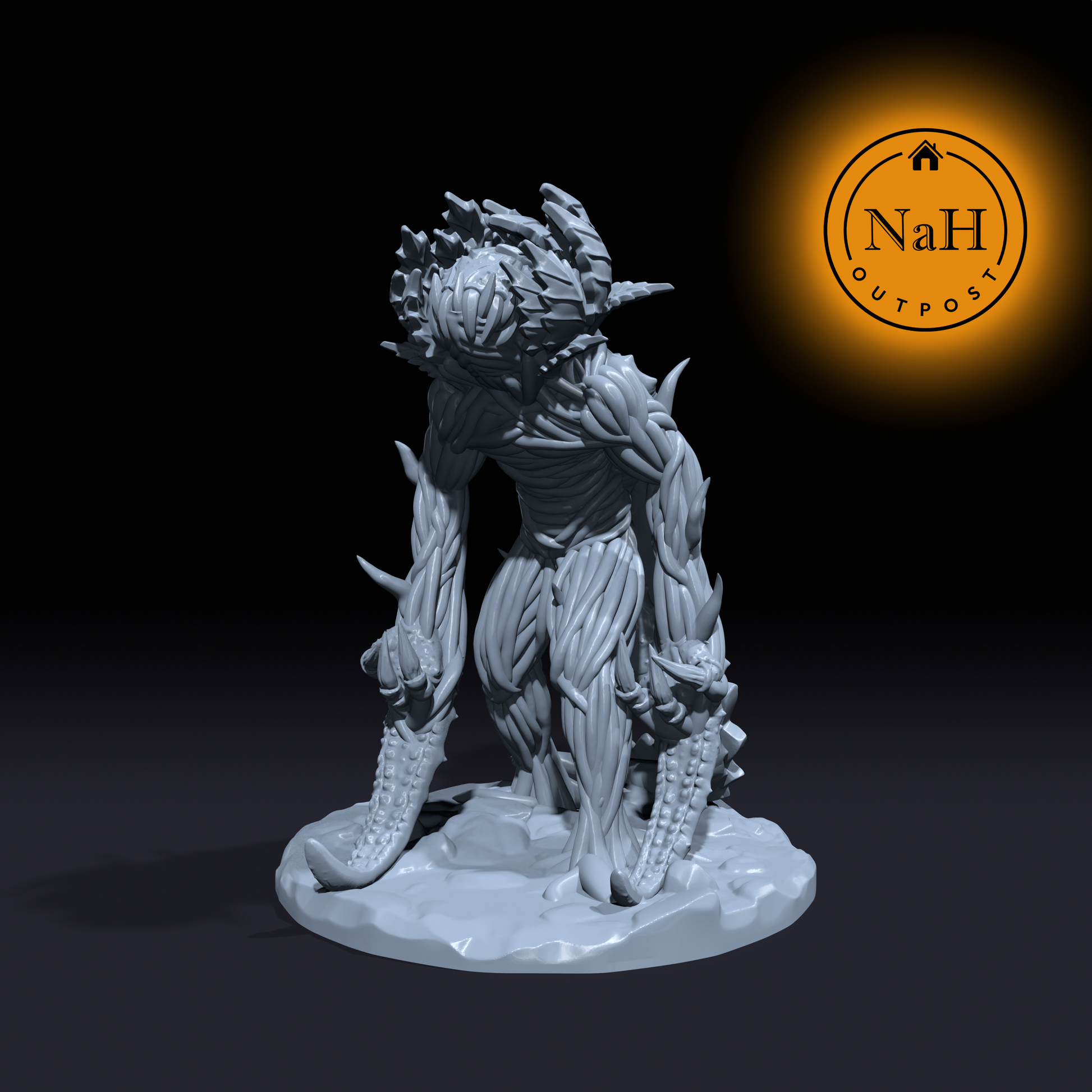 Venomleaf, the Silent Hunter | Terror Flower | Shambling Mound | Plant Golem -- Miniature for Tabletop games like D&D 5e and TTRPG  War Gaming