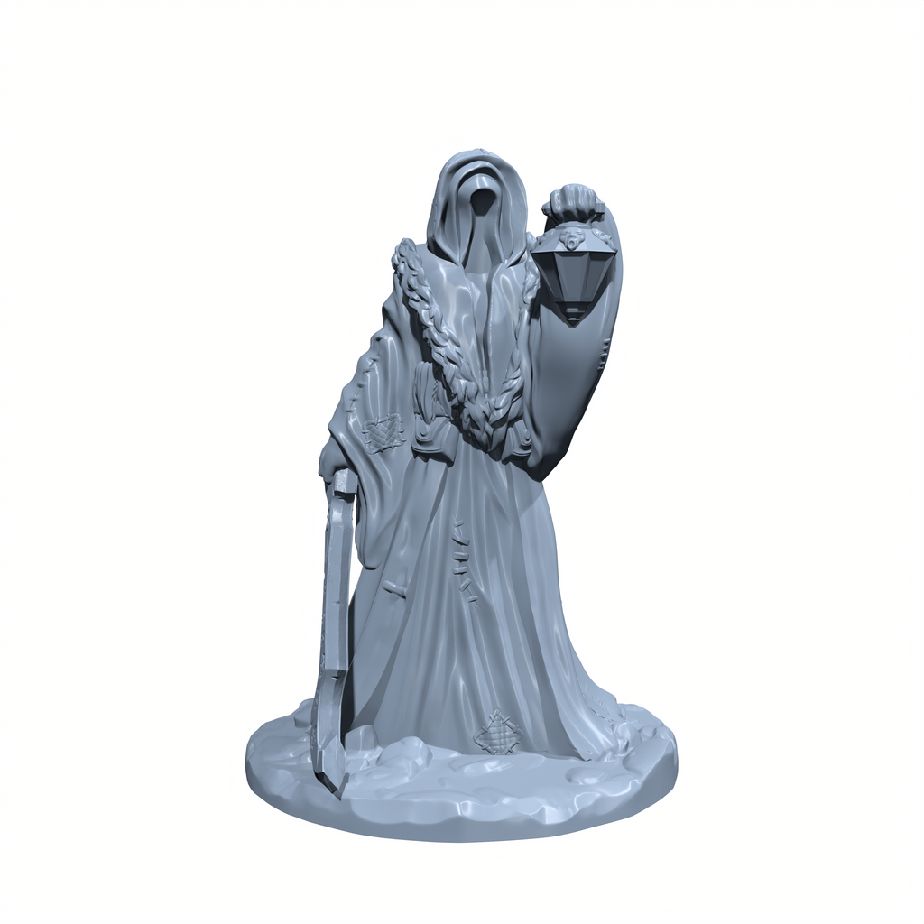 The Unseen, Herald of the Void | The Hooded | Cultist Miniature for Tabletop games like D&D 5e and TTRPG War Gaming