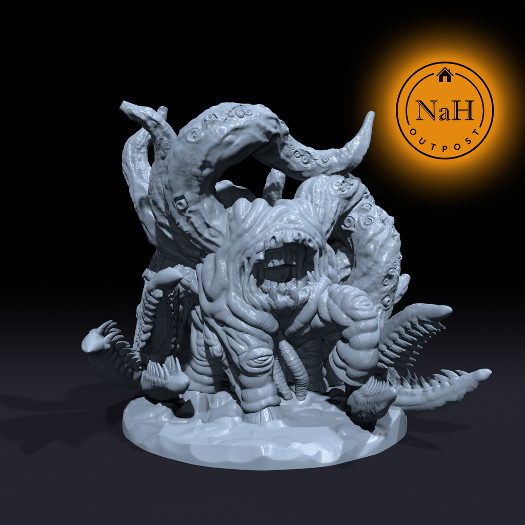 Tangleclaw, Flayer of the Lost | Thrashing Eye Beast | Eye tentacle Miniature for Tabletop games like D&D 5e and TTRPG  War Gaming