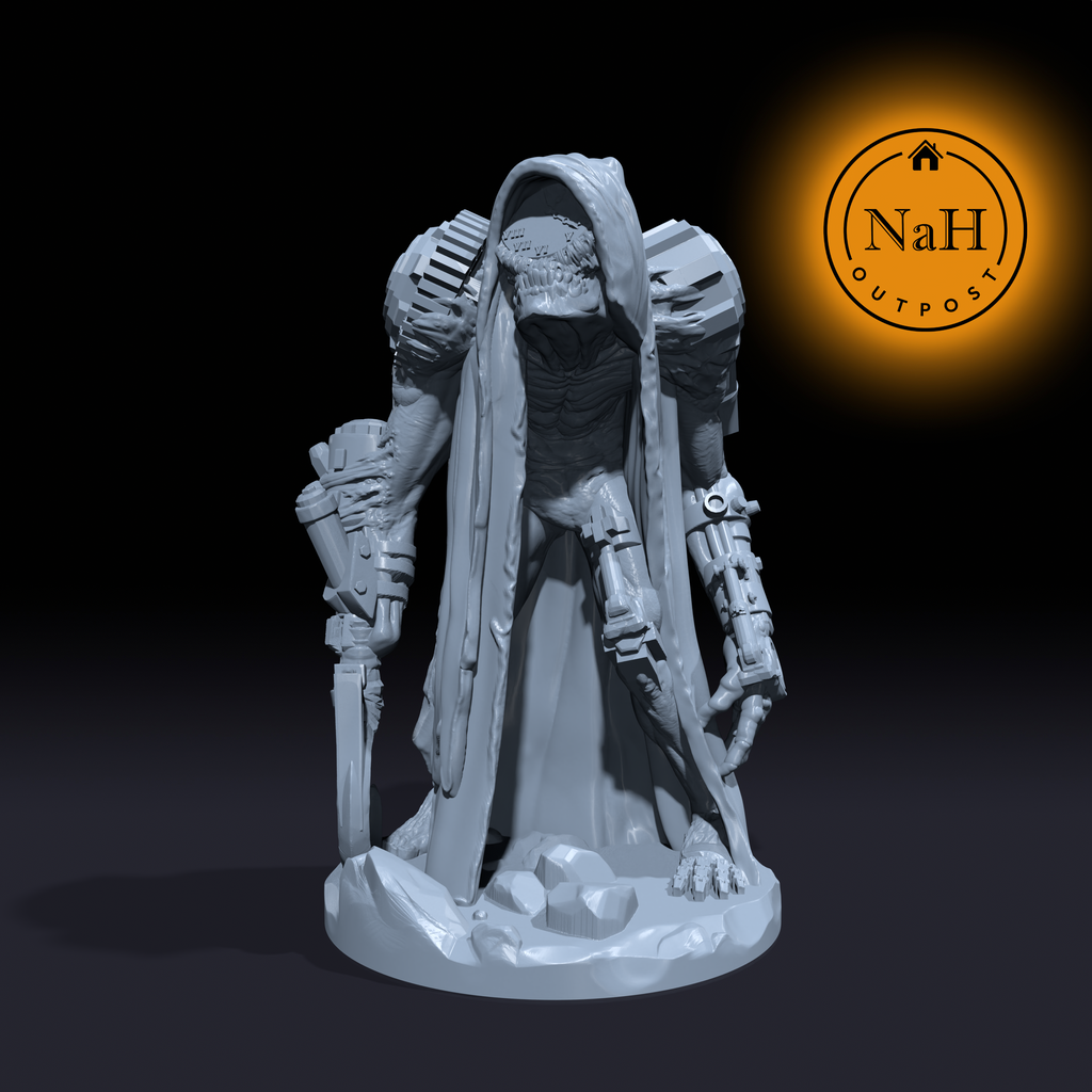 Chronoblight, Eater of Ages | Time Fiend | Clock Devil miniature for Tabletop games like D&D and War Gaming