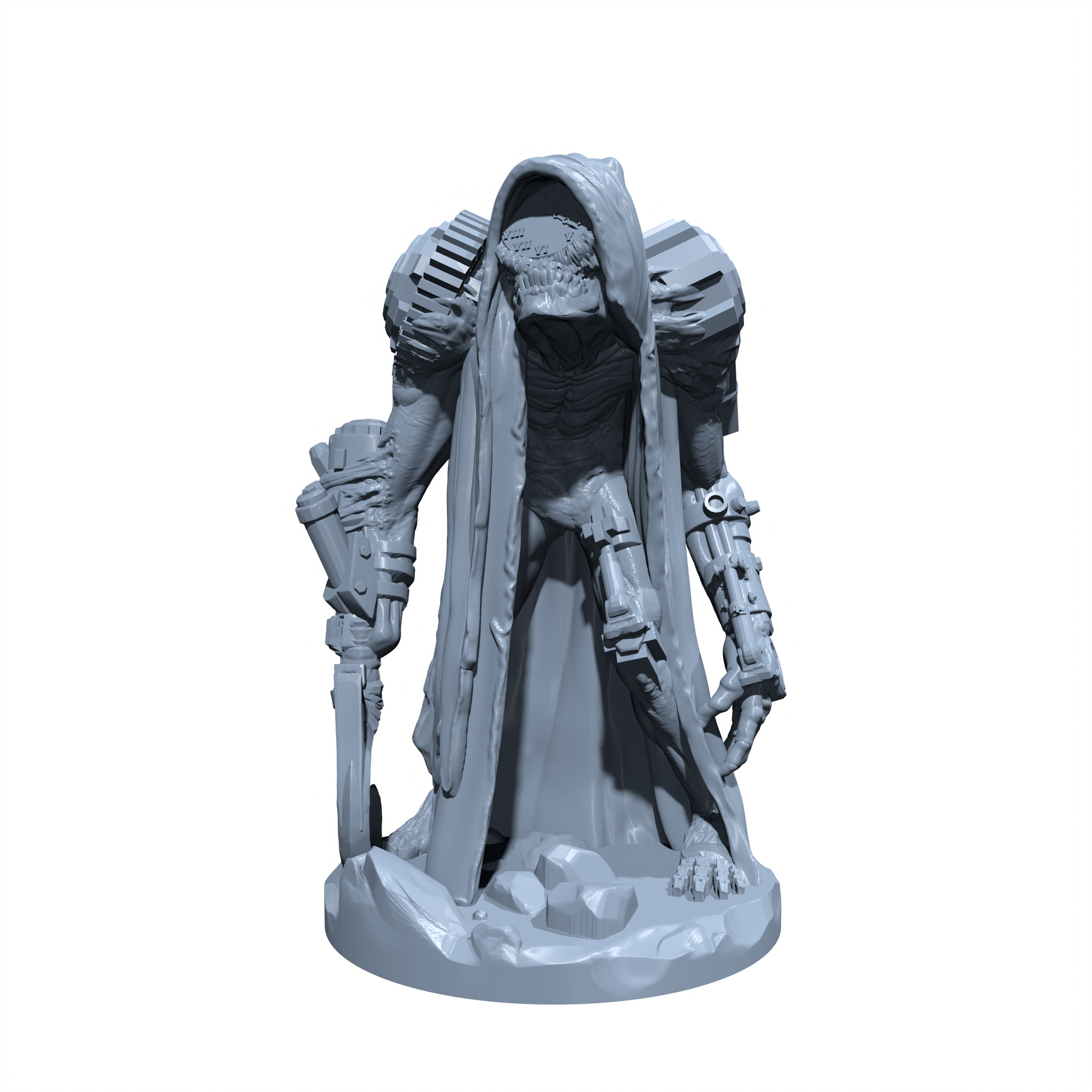 Chronoblight, Eater of Ages | Time Fiend | Clock Devil miniature for Tabletop games like D&D and War Gaming