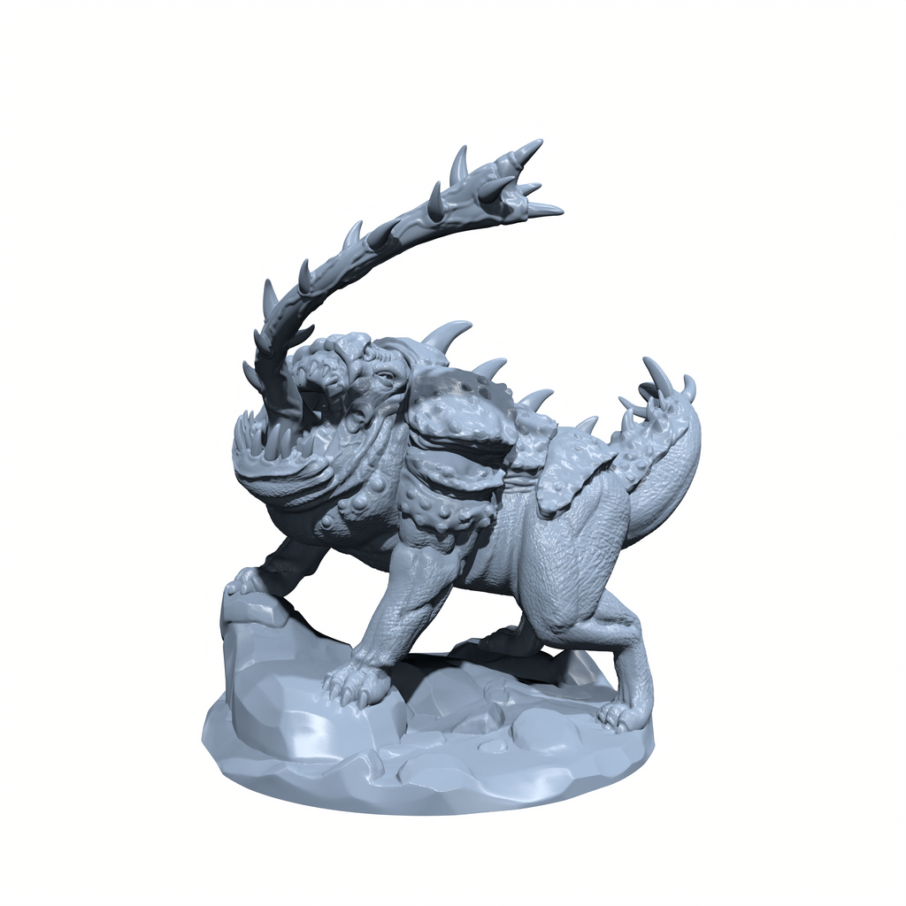 Dreadpaw, the Nether Tracker | Canoloth | Tongue Devil | Miniature for Tabletop games like D&D and War Gaming