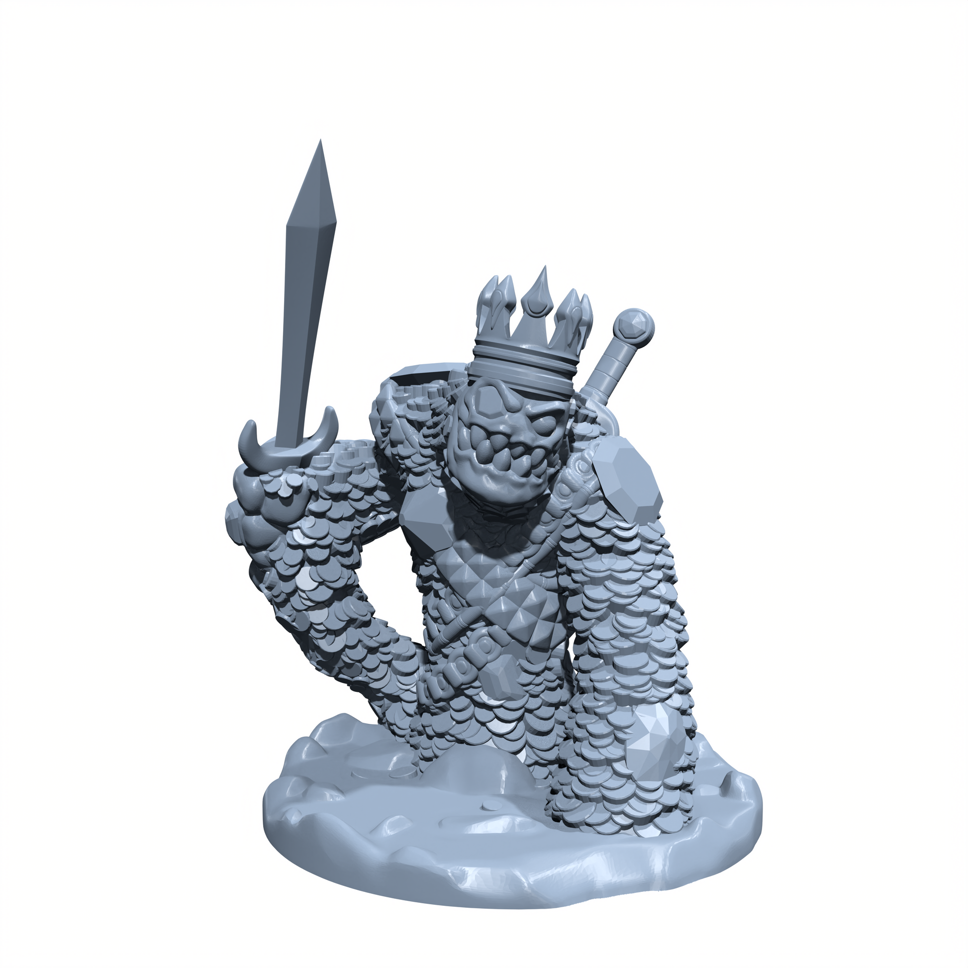 Opulence, Bejeweled Tyrant | Treasure Golem Miniature for Tabletop games like D&D and War Gaming