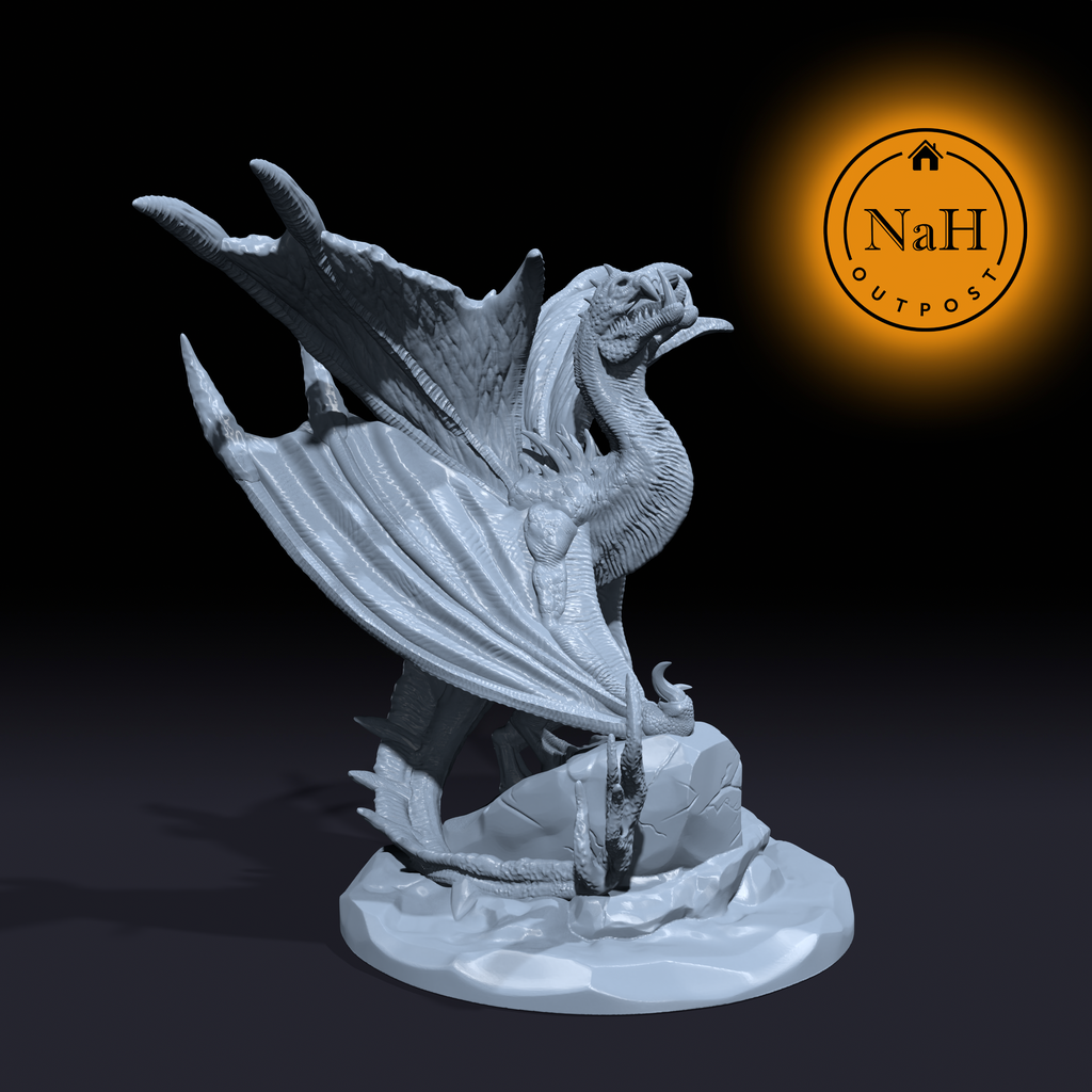 Venombite, the Sylvan Slayer | Tree Stalker | Forest Hunter Dragon Miniature for Tabletop games like D&D 5e and TTRPG  War Gaming